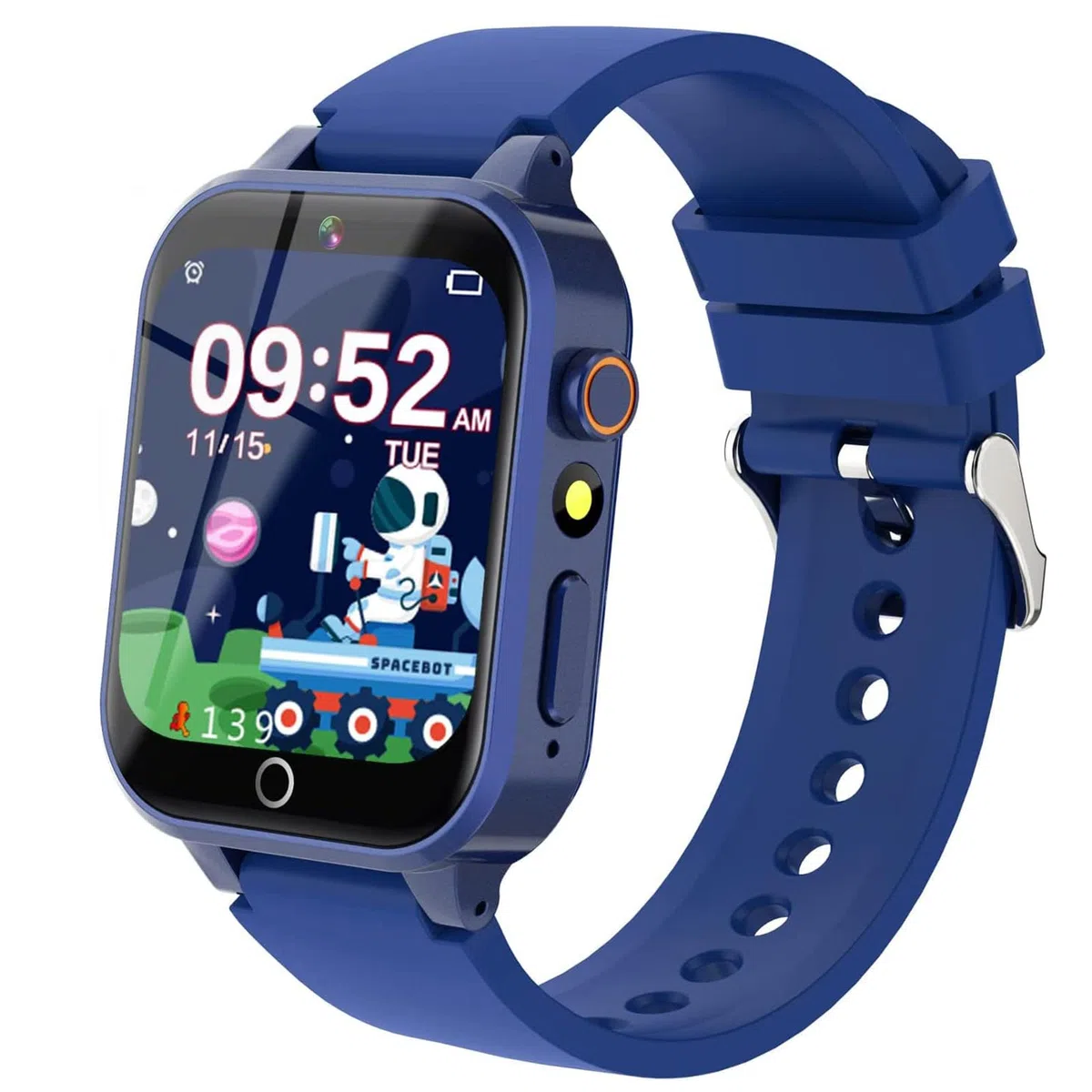 Smartwatch Kinder Jungen und Mädchen 4-15 Jahre, 39 Spielen, Sportmodi, MP3, Taschenlampe, 100+ Lernkarten, Hörbücher, 13 Wecker, Schulmodus, Schrittzähler, Pädagogisches Geschenk für Kinder Kinderuhr