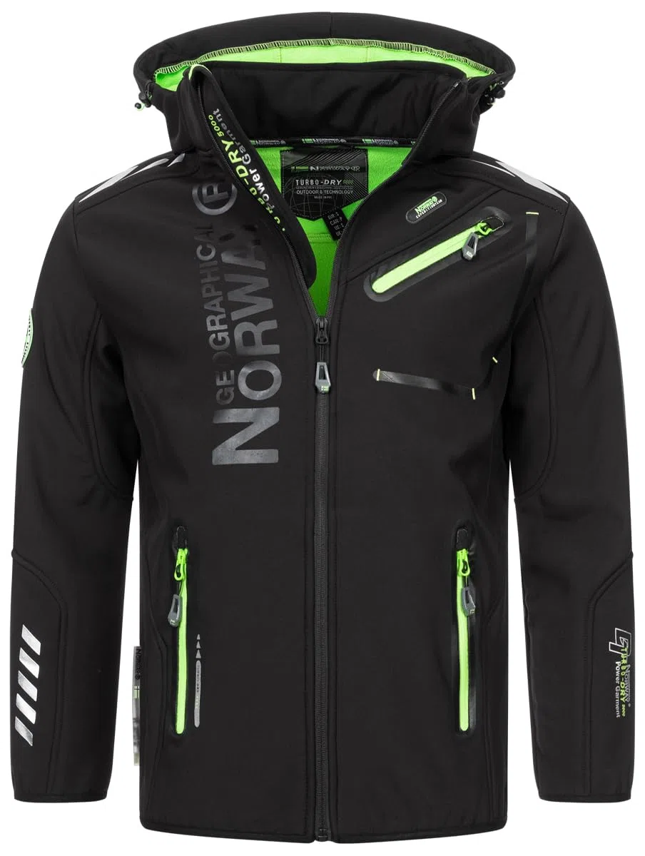Geographical Norway Herren Herbst Winter jacke Softshell Jacke - Regen Outdoor ÜbergangsJacke Production FVS