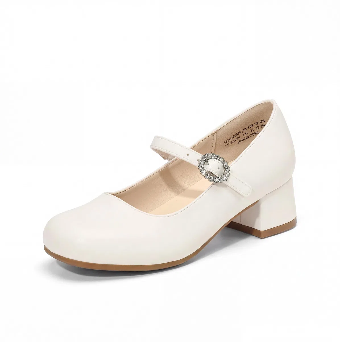 DREAM PAIRS Mädchen Schuhe Mary Jane Prinzessin Schuhe Niedrige Absätze Ballerinas Kommunionschuhe Kleiderschuhe Mary Jane Pumps Abschlussball Schuhe