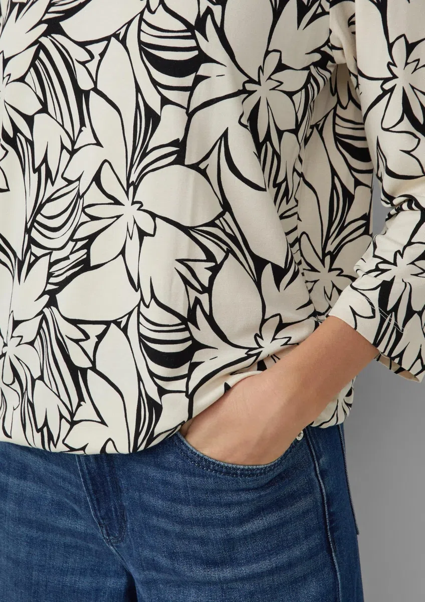 s.Oliver 3/4-Arm Shirt im O-Shape