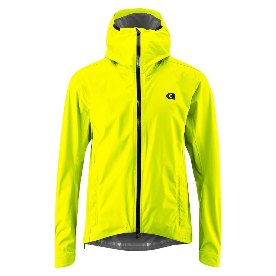 Gonso Save Jacket Trail M, Herren Fahrradjacke, Wasserdichte Regenjacke, Wasserdicht bis 10.000 mm & winddicht, G-Tex, 2,5-Lagenlaminat & getapte Nähte, Körpernahe Passform, PFC-frei