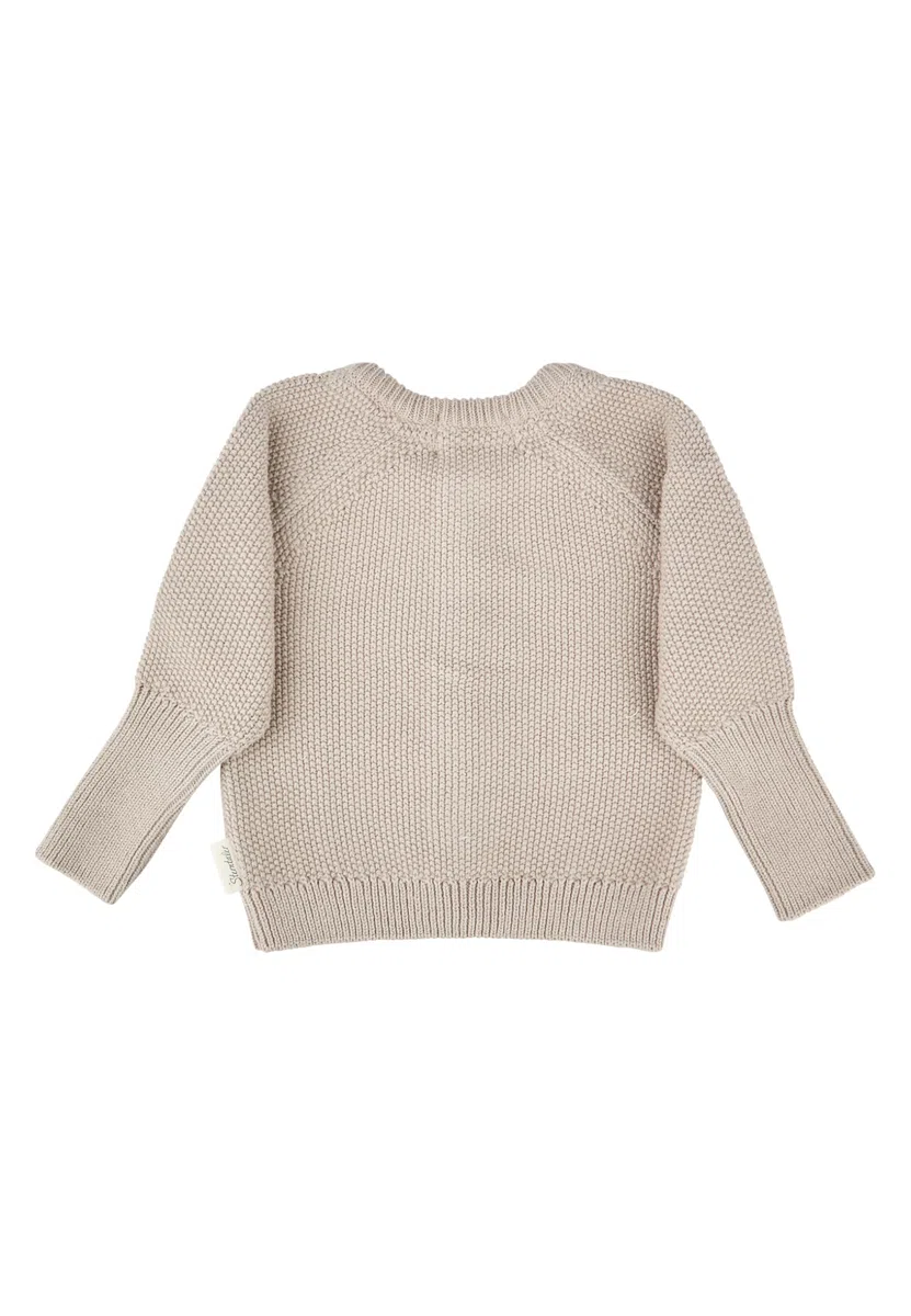 Sterntaler Strickjacke Struktur - Baby Jacke aus Baumwollgarn - Baby und Kinder Jacke mit Wickelverschluss zum Binden - Unisex Bekleidung