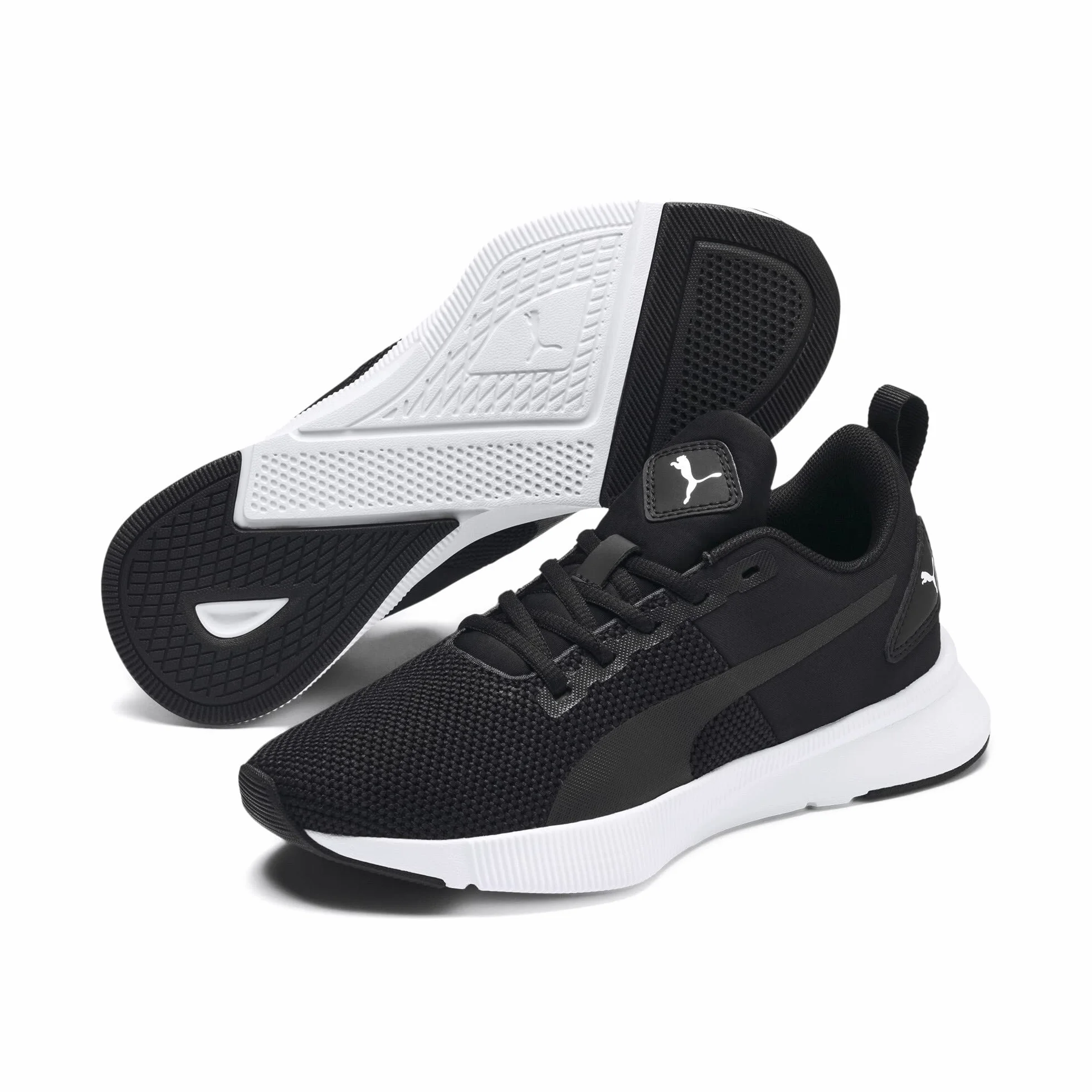 PUMA Flyer Runner Jr Sneaker, Schwarz Weiß