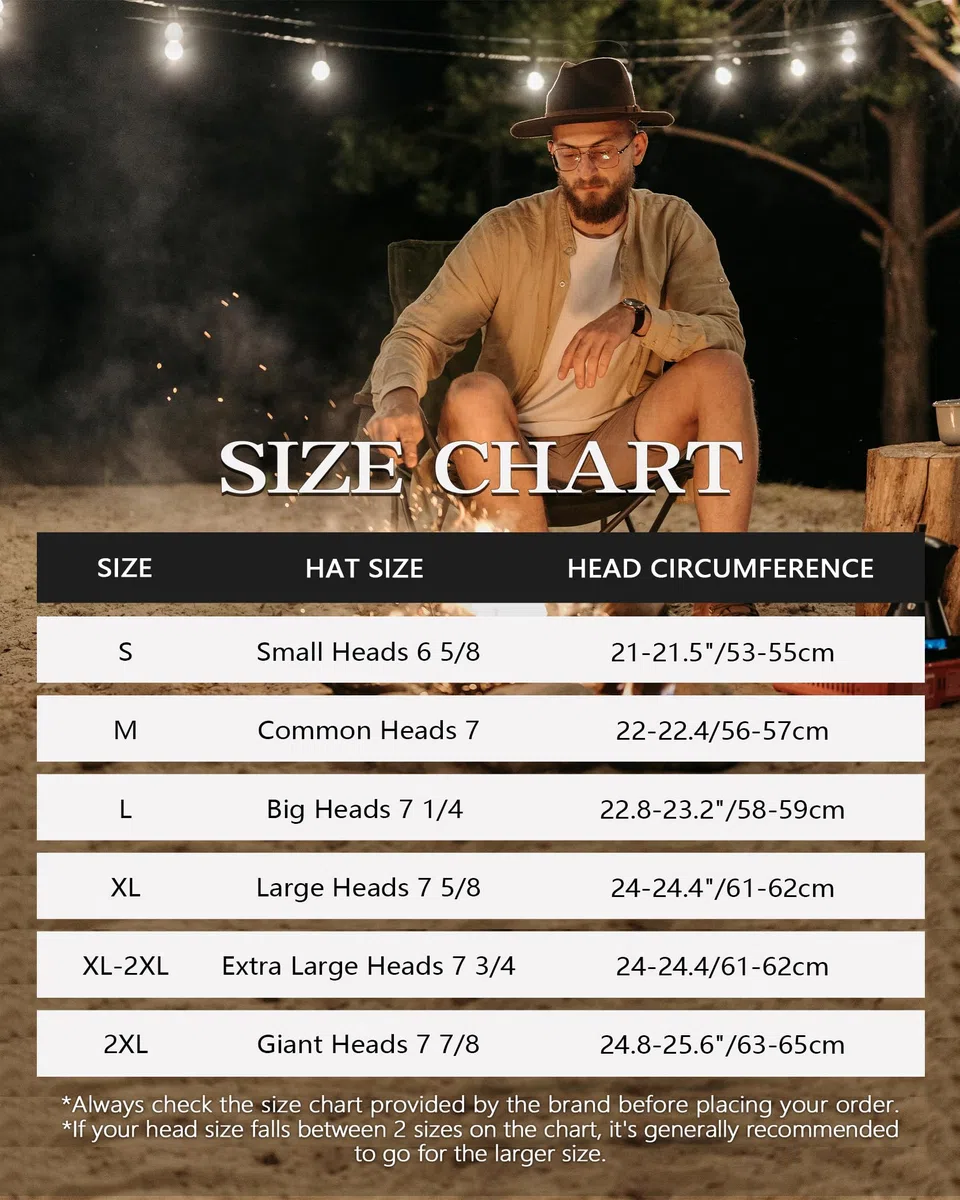 Zylioo S/M/L/XL/XXL Filzhut für Herren Damen,Fedorahut Panama Hut mit breiter Krempe,Winter Klassischer Trilby Hut
