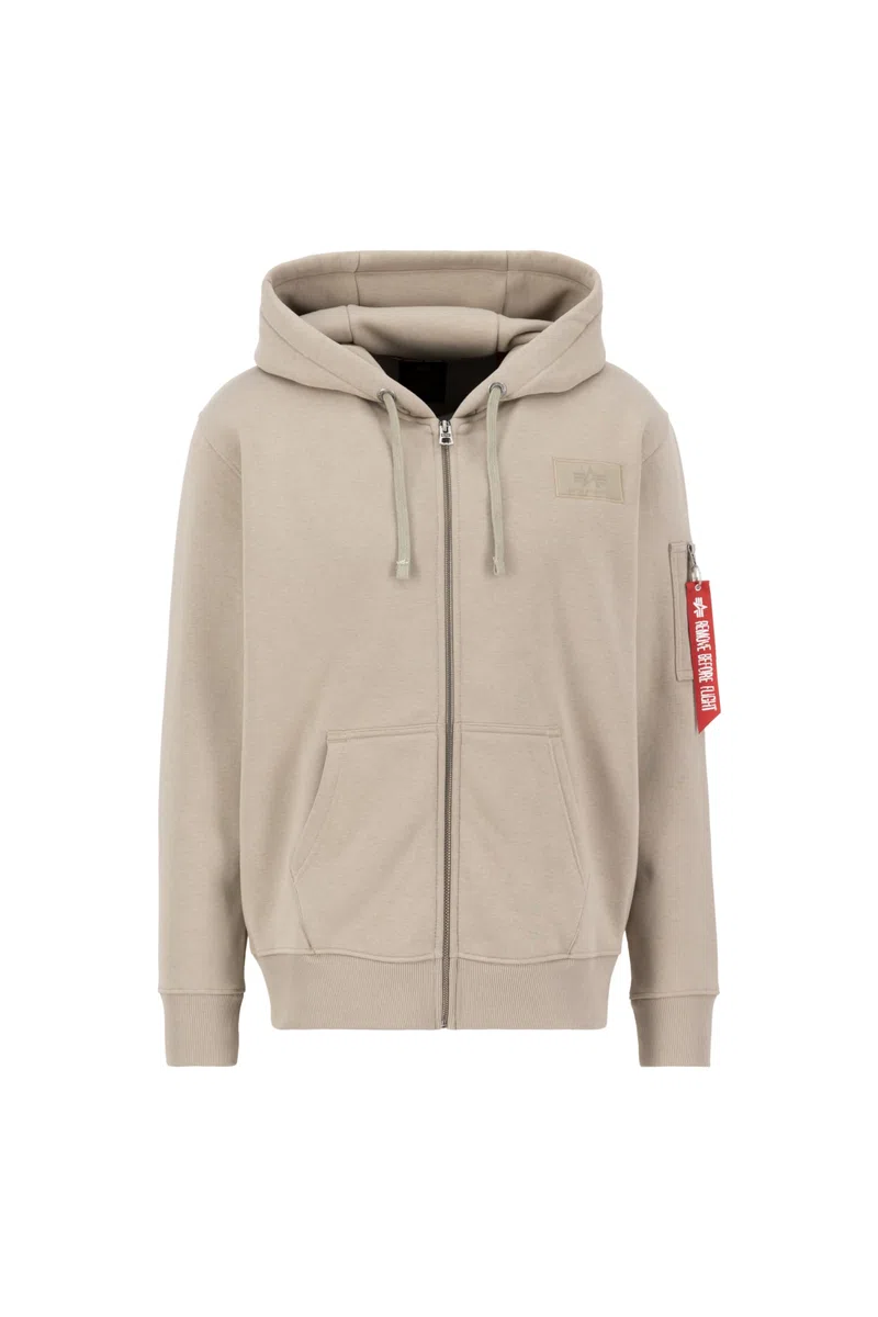 Alpha Industries Herren Alpha Industries Back Print Zip Hoody für Herren Kapuzenpullover (1er Pack)