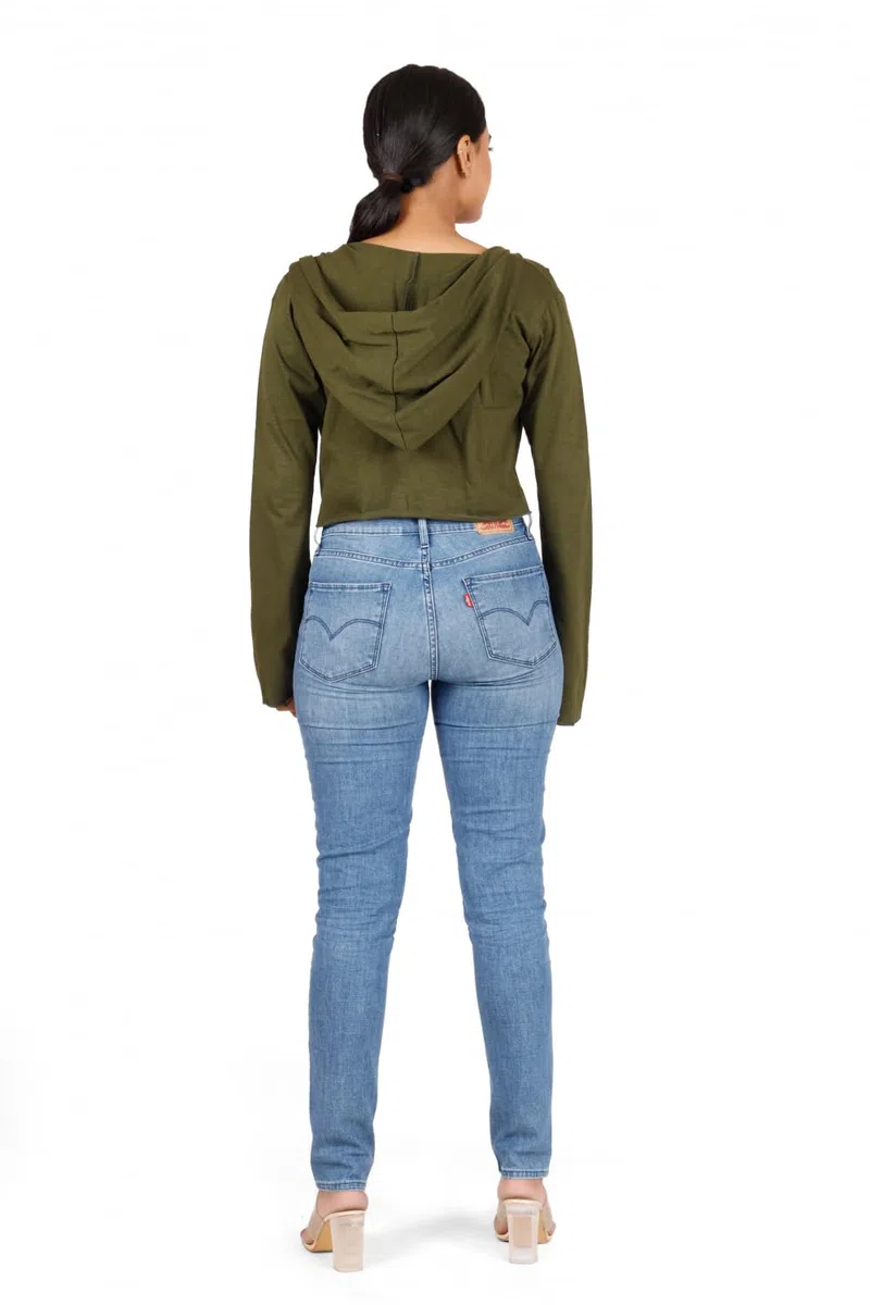 GURU SHOP Wickelshirt, Yogashirt, Langarmshirt mit Trompetenärmeln, Damen
