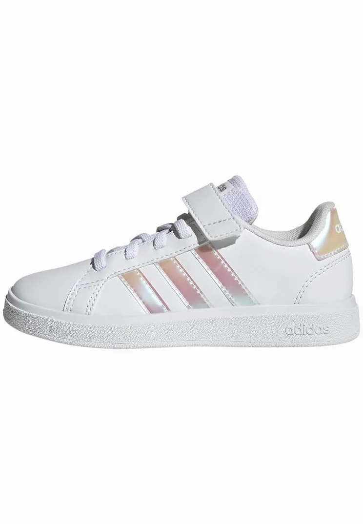 Adidas Unisex Kinder Grand Court Court Elastic Lace and Top Strap Schuhe
