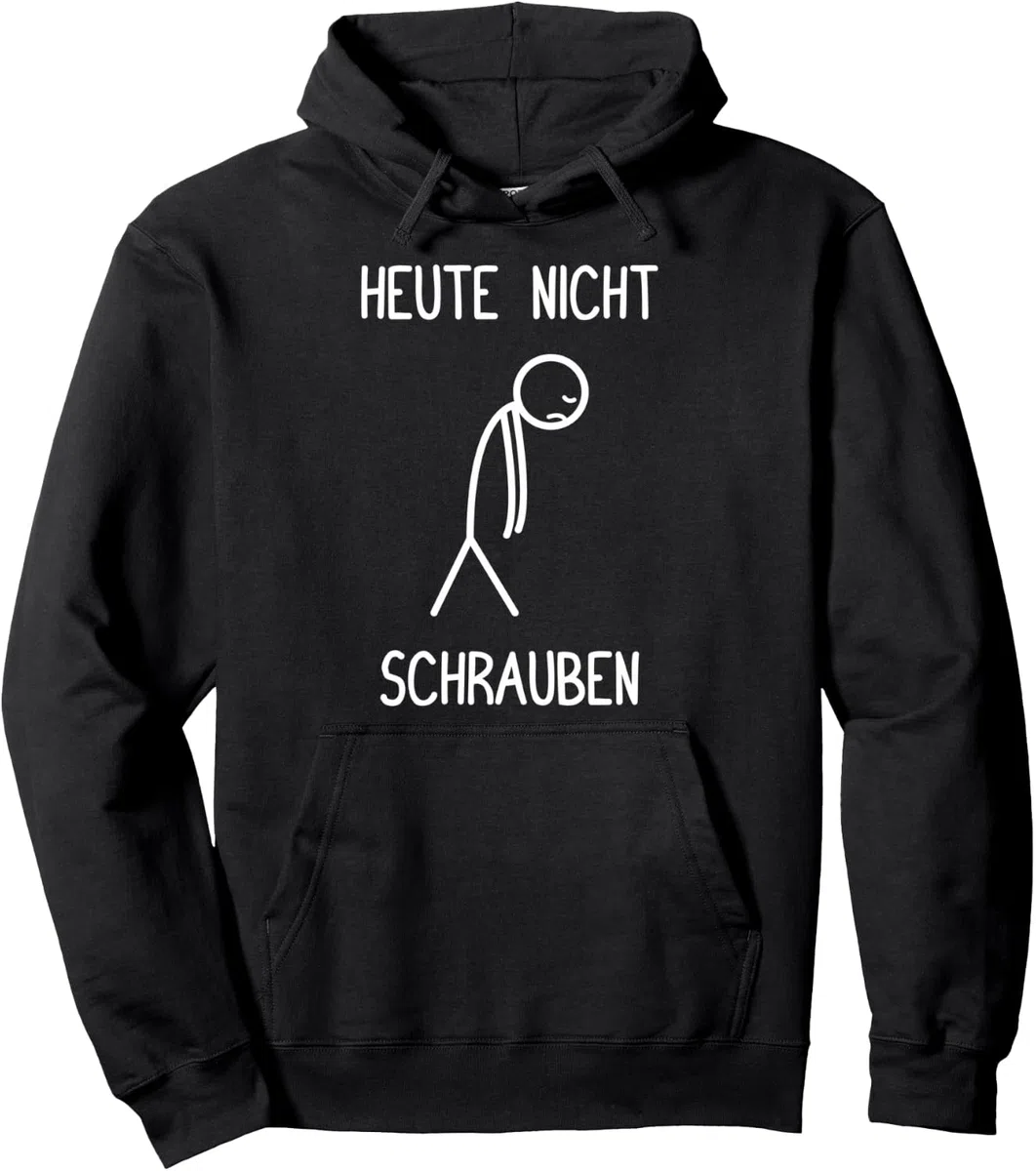 Heute Nicht Schrauben KFZ Mechaniker Mechatroniker Schrauber Pullover Hoodie