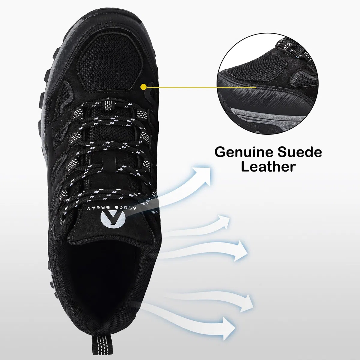 Trekking Wanderschuhe Herren Damen Outdoorschuhe Wanderstiefel Leichte rutschfest Kletterschuhe Bergsteigen Hiking Shoes Wanderhalbschuhe