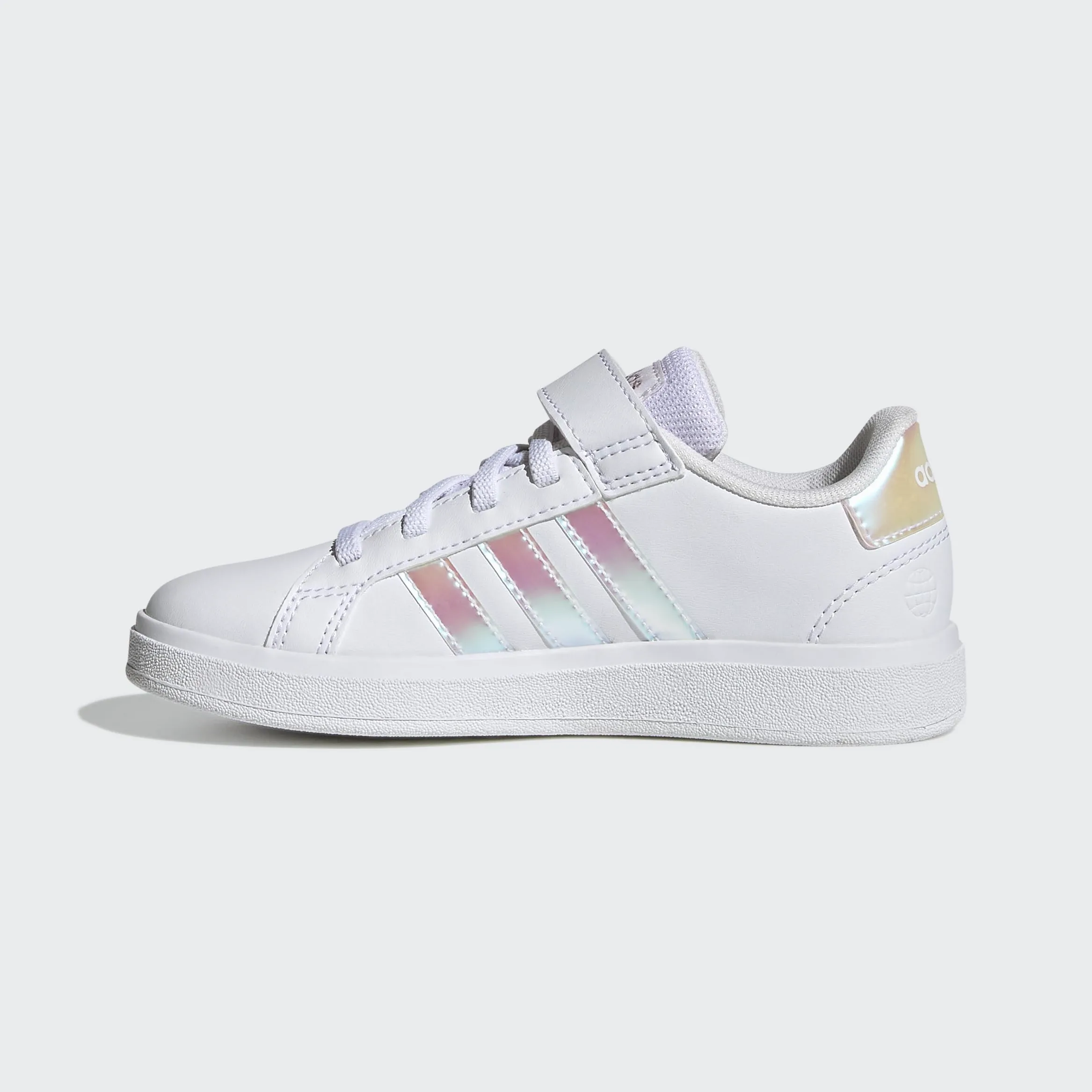 Adidas Unisex Kinder Grand Court Court Elastic Lace and Top Strap Schuhe