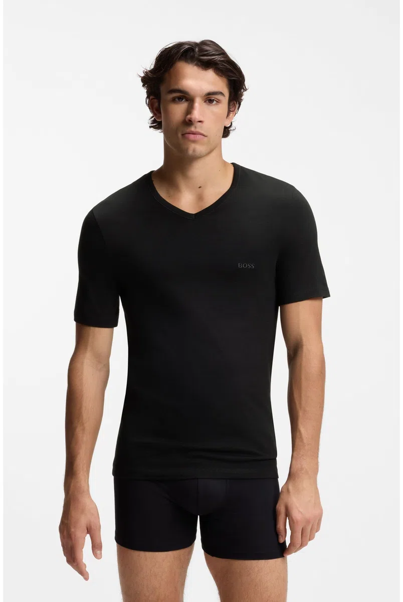 BOSS Herren T-Shirt Vn 3p Co T-Shirt (3er Pack)