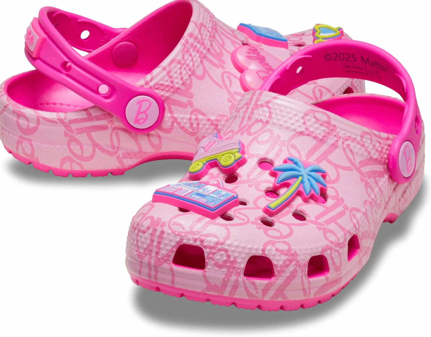 Crocs Unisex Kinder Mattel Pink Barbie Classic Clog T