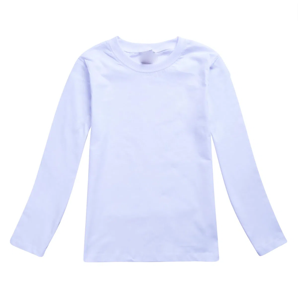 Kinder Langarmshirt Jungen Mädchen Weiches Baumwoll Longsleeve mit Rundhalsausschnitt Unifarbenes Basic Oberteil für Alltag & Schule Kinder Longsleeve T-Shirt 3–10 Jahre