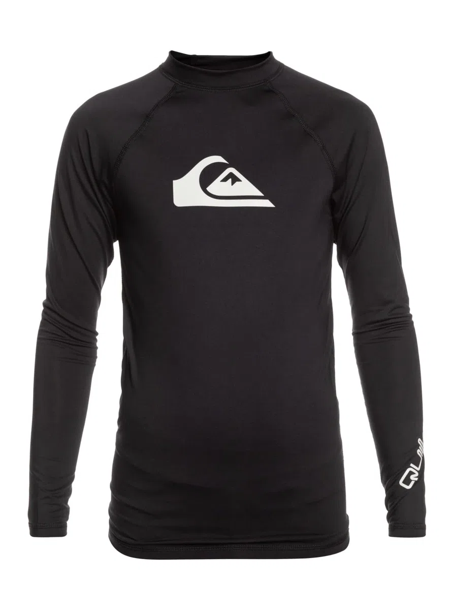 Quiksilver All Time - Langärmliger Rashguard mit UPF 50 für Jungen 8-16 Blau