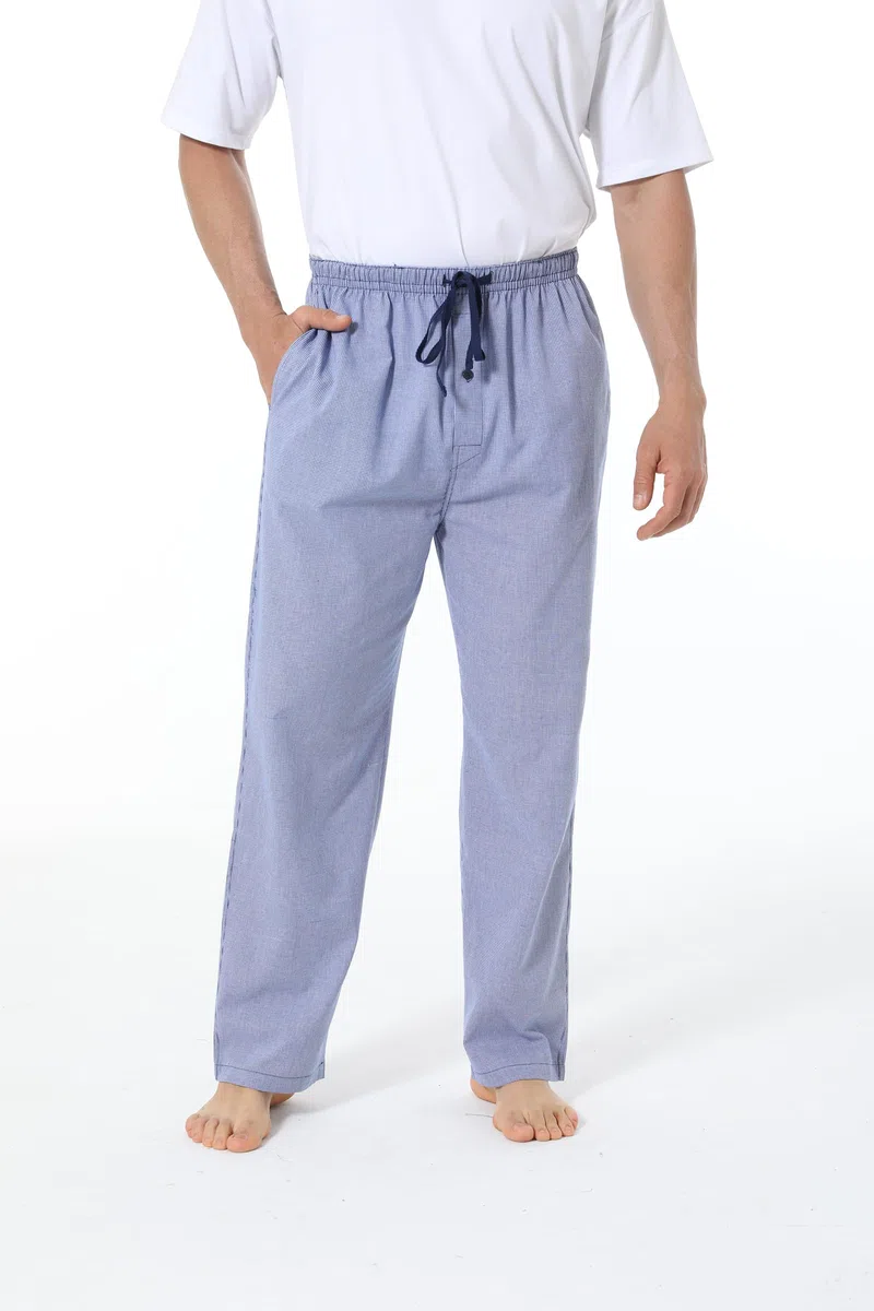 JupiterSecret Pyjamahose für Herren, lang, lässig, für Zuhause, kariert, für Herren, 3 Stück