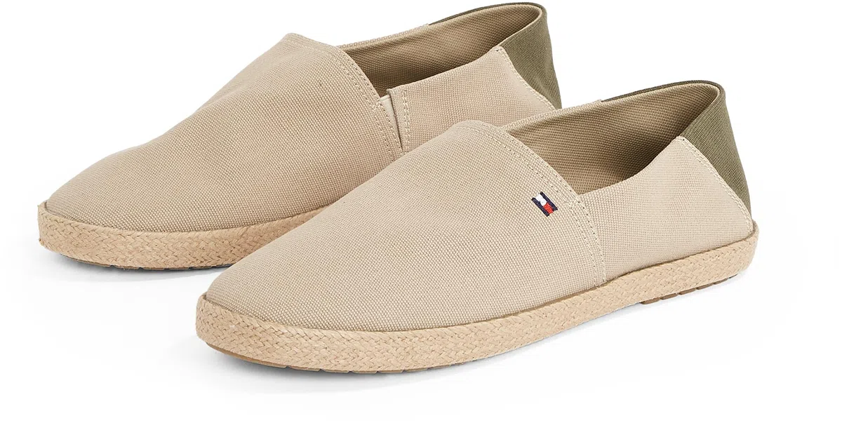 Tommy Hilfiger Espadrille Core Textile Slipper Blau