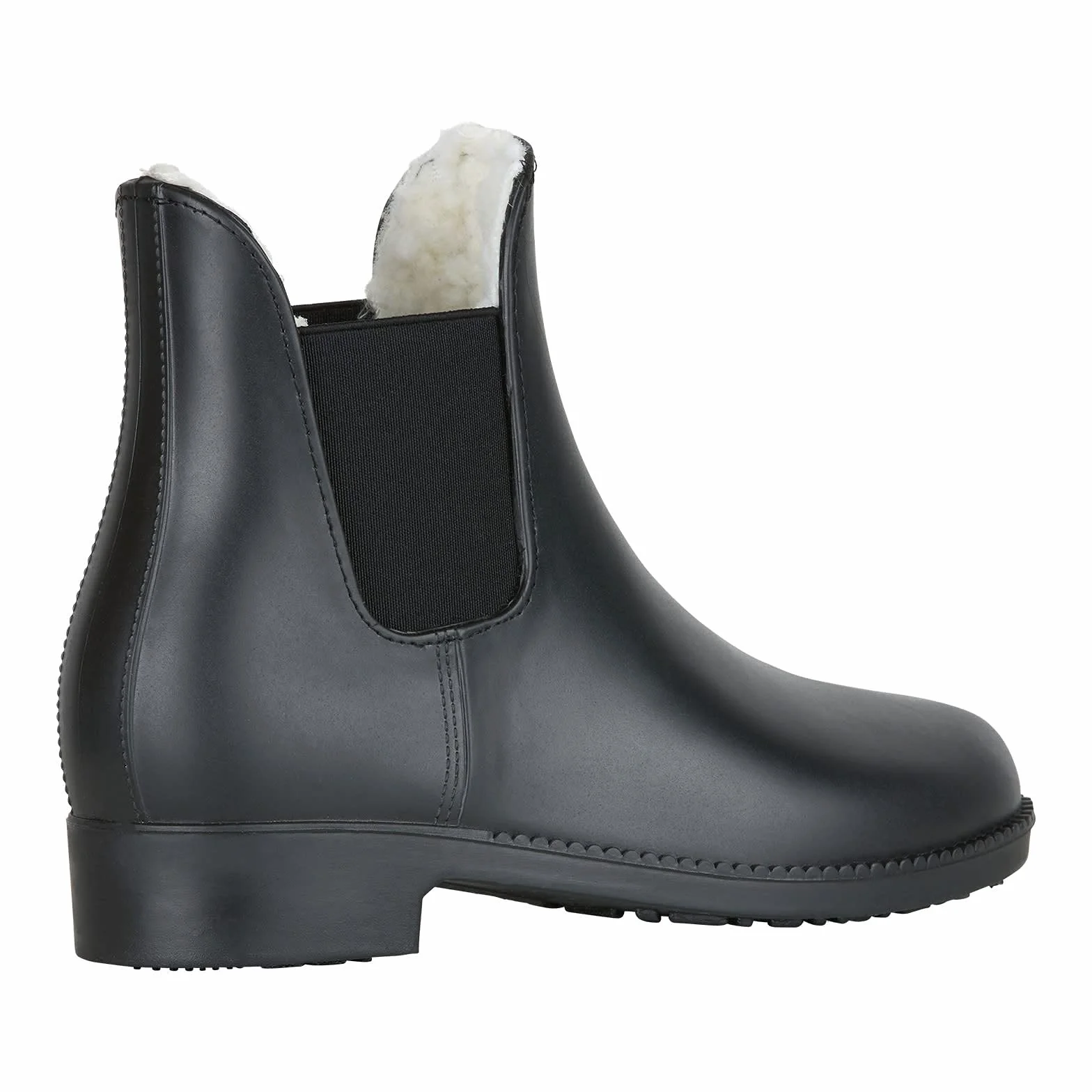 HORZE Kinder Winterreitstieflette Bonn, Thermo Reitstieflette Mädchen, wasserdichte Gummi Stallschuhe Thermo, Schwarz, 34