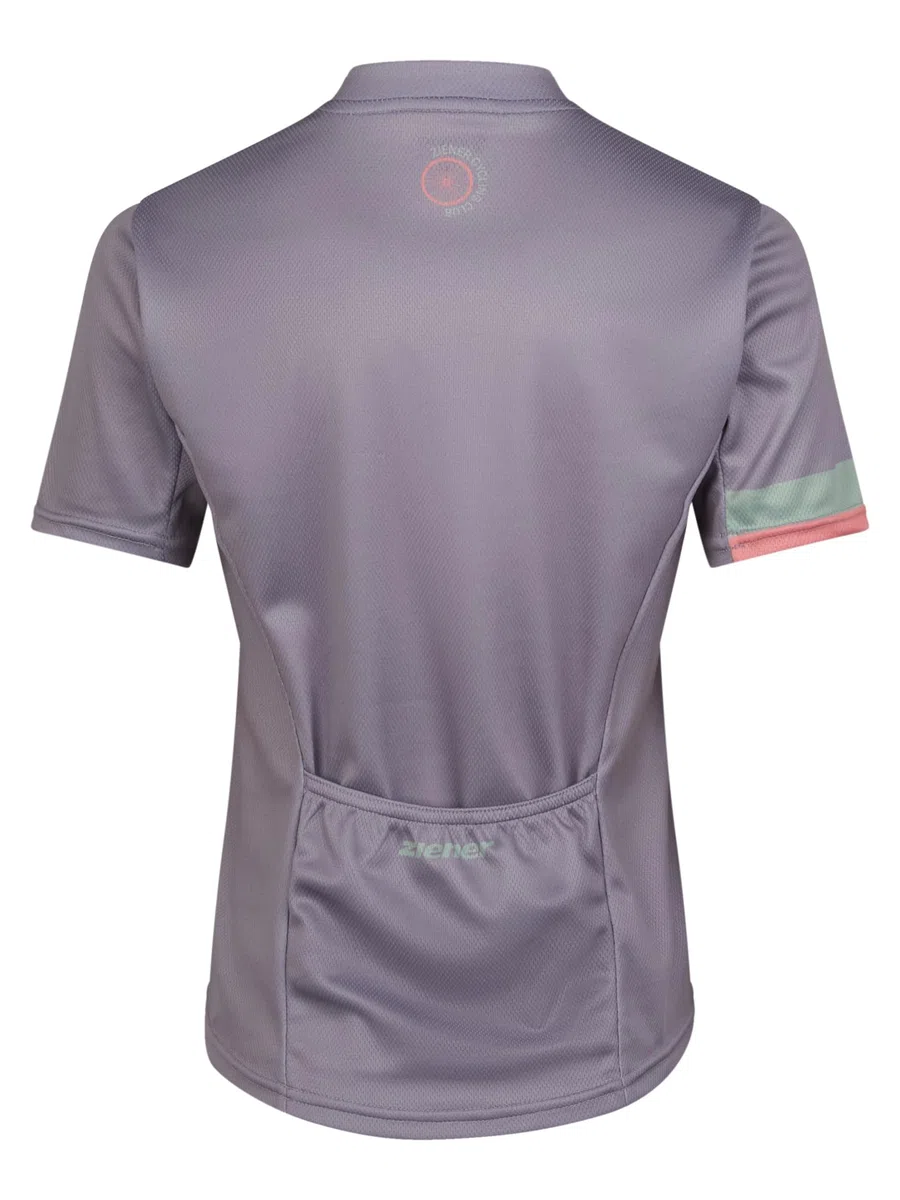 Ziener Kinder NESPI Fahrradtrikot/Radtrikot - Mountainbike|Rennrad - atmungsaktiv, schnelltrocknend, elastisch, ärmellos, deep Mauve, 176