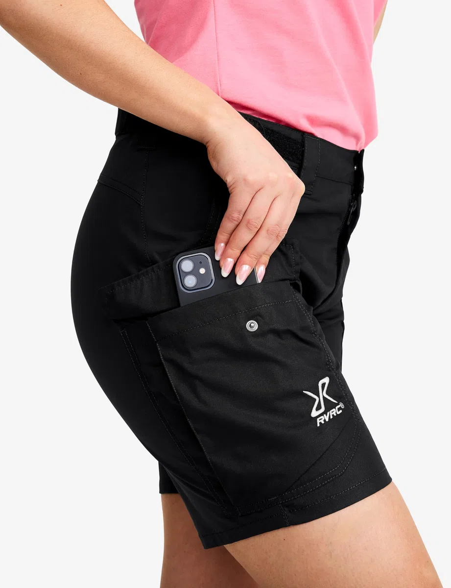 RevolutionRace Rambler Lightweight Pro Shorts für Damen, Leichte Kurze Hose und Wandershorts für Damen