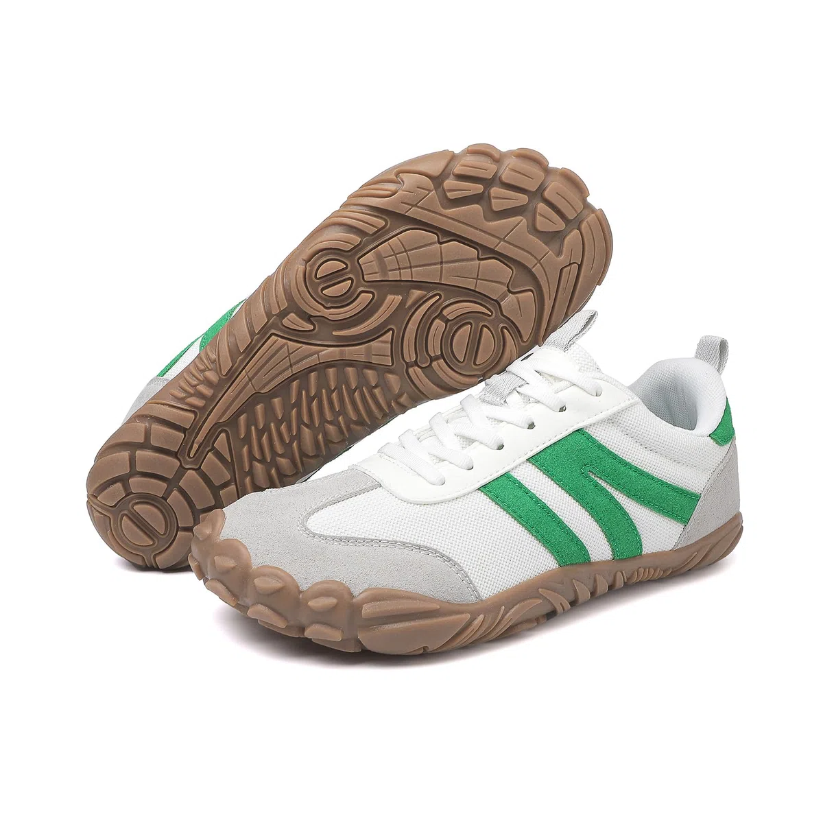Barfußschuhe Herren Damen Barfussschuhe Breite Zehenbox Outdoor Walkingschuhe Barfuss Traillaufschuhe Leichte Minimalistische Fitnessschuhe Barfuß Sneaker mit Zero-Drop Solhe