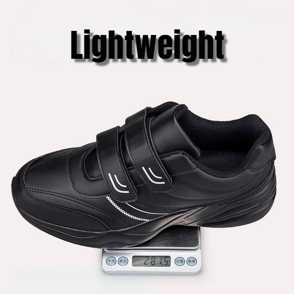 Sneaker Herren Klettverschluss Sportschuhe Fitnessschuhe Dämpfung Laufschuhe Freizeitschuhe Straßenlaufschuhe Turnschuhe Atmungsaktive Trainers Outdoor Fitness Gym