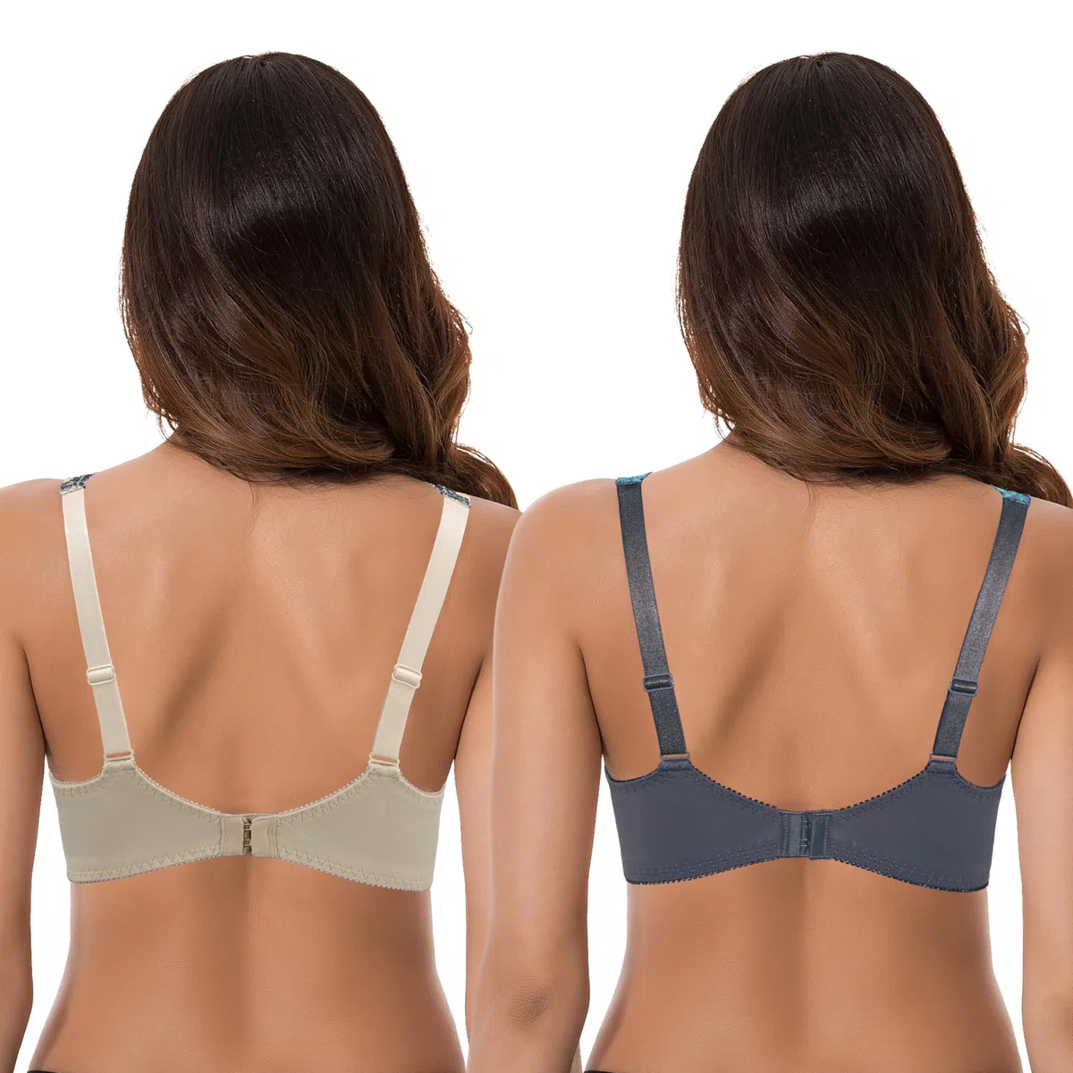 Curve Muse Damen Minimizer BH Ungefüttert Bügel Spitzenstickerei - 2er Pack