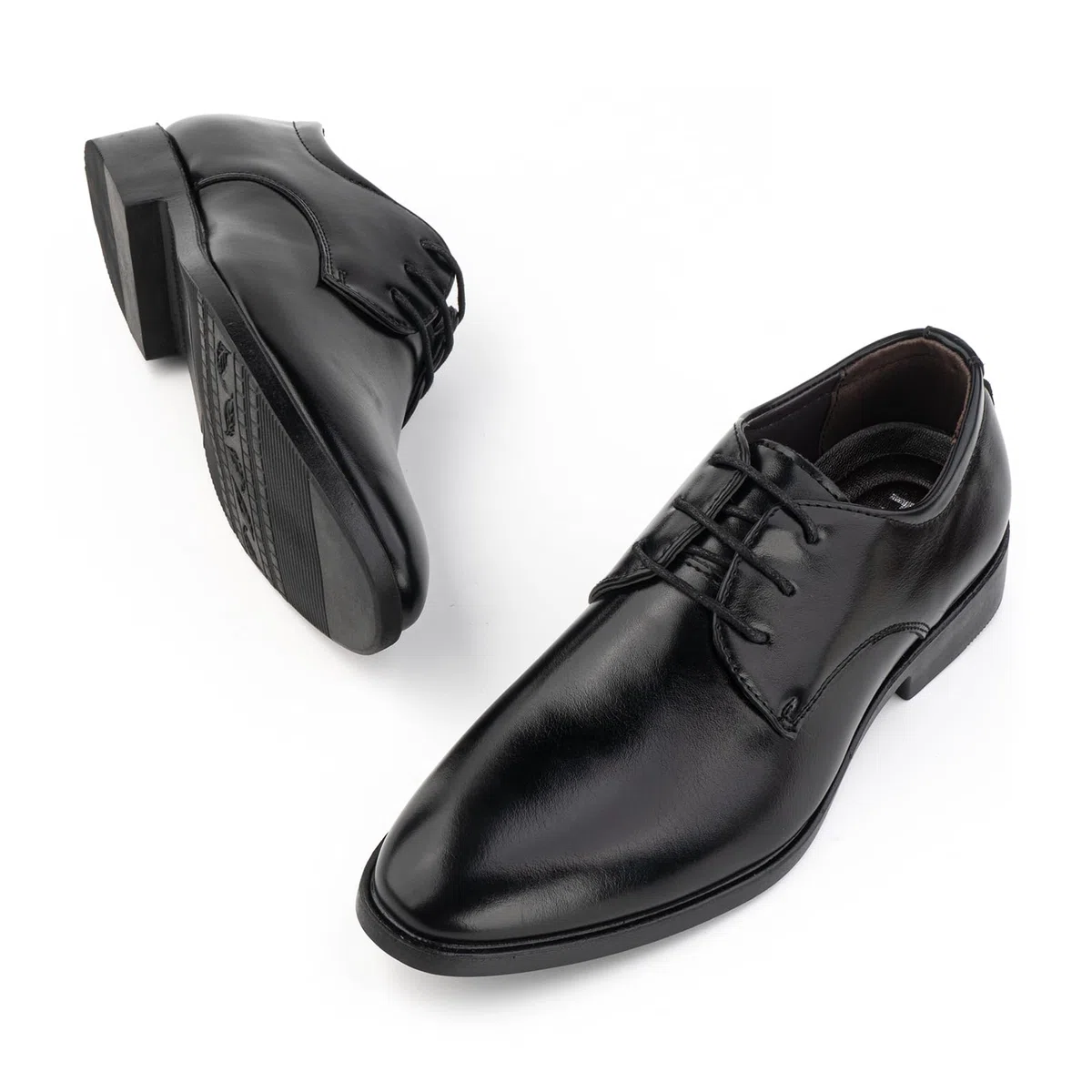 Hitmars Anzugschuhe Herren Lederschuhe Schnürhalbschuhe Hochzeitsschuhe Business Oxford Derby Schuhe Brogues Klassischer Schnürschuh Schwarz 47 EU