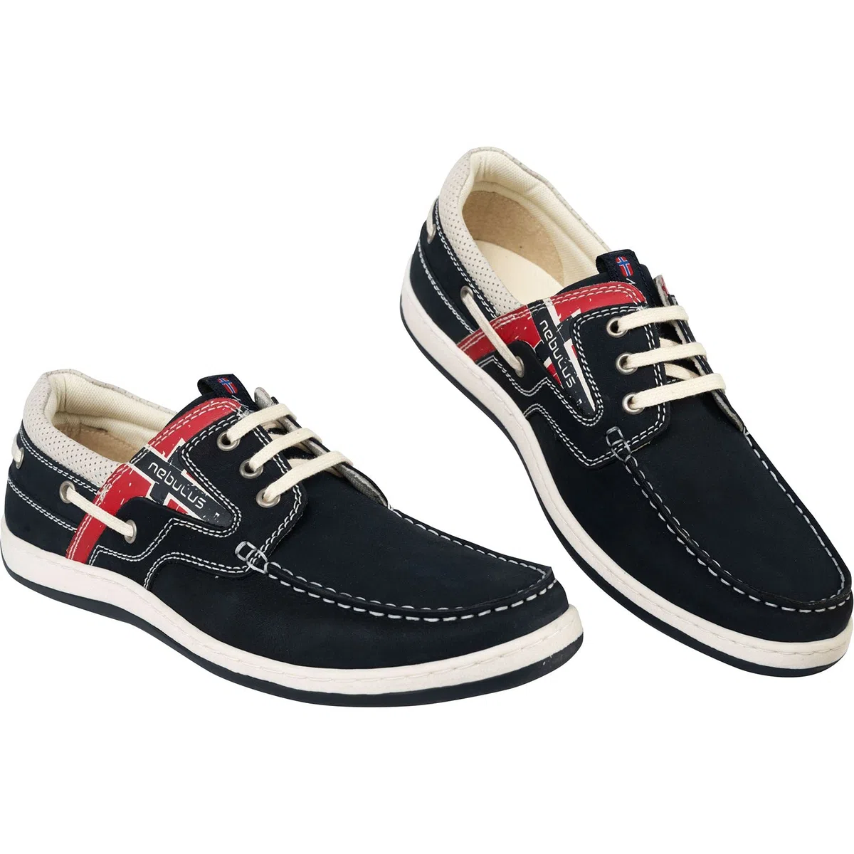 Nebulus Leder - Bootsschuhe Riva, Schuhe, Sneaker, Leder (T155)