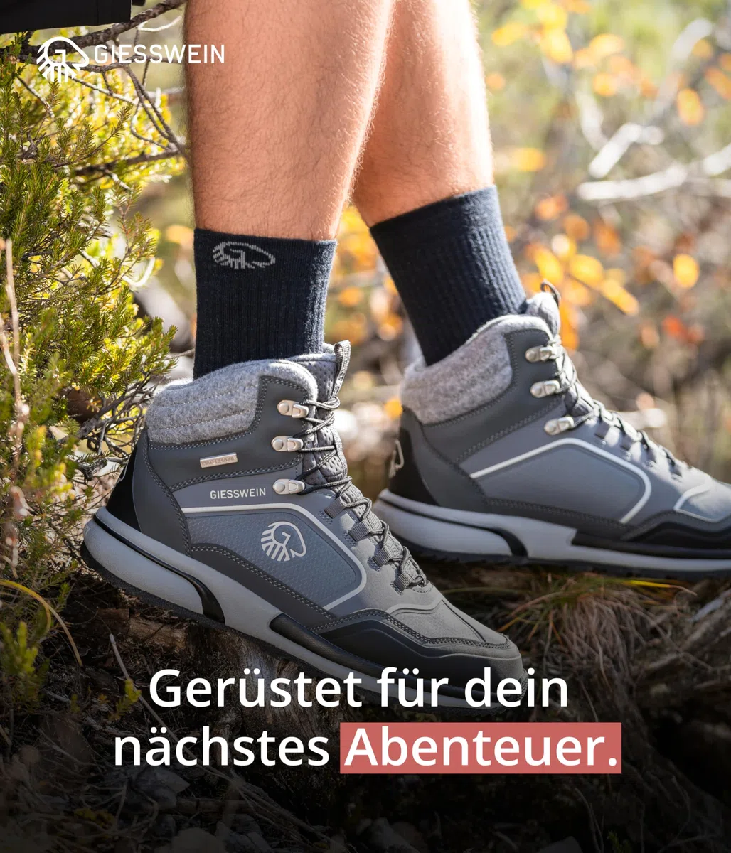 Giesswein Trekkingsocken Merino Wolle 3er Pack – Herren & Damen Wandersocken, Atmungsaktive Thermosocken, Extra Warme Wintersocken & Skisocken, Trekking & Outdoorsocken ohne Druckstellen