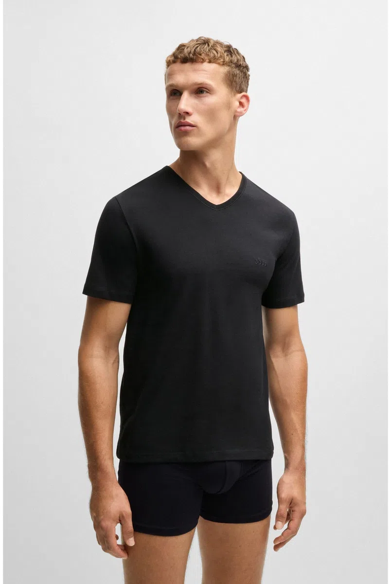 BOSS Herren T-Shirt Vn 3p Co T-Shirt (3er Pack)