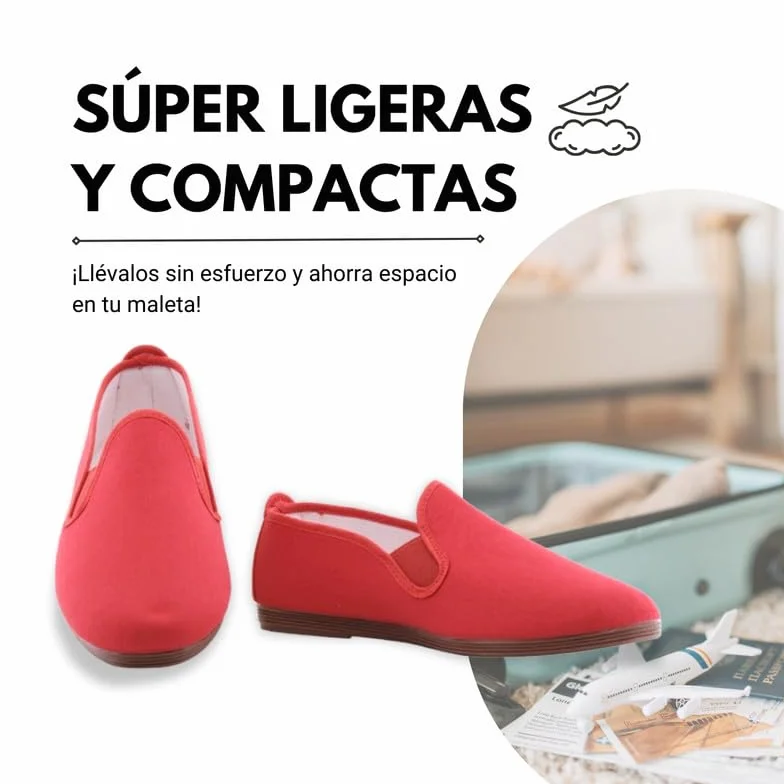 E55 - Kung-Fu Sneaker aus Segeltuch und Verschluss mit Gummizug, leicht und bequem mit flexibler Gummisohle, hergestellt in Spanien., rot, 45 EU