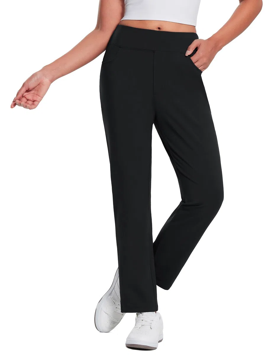 baleaf Damen Sport Jogginghose Sporthose mit Taschen Golfhose