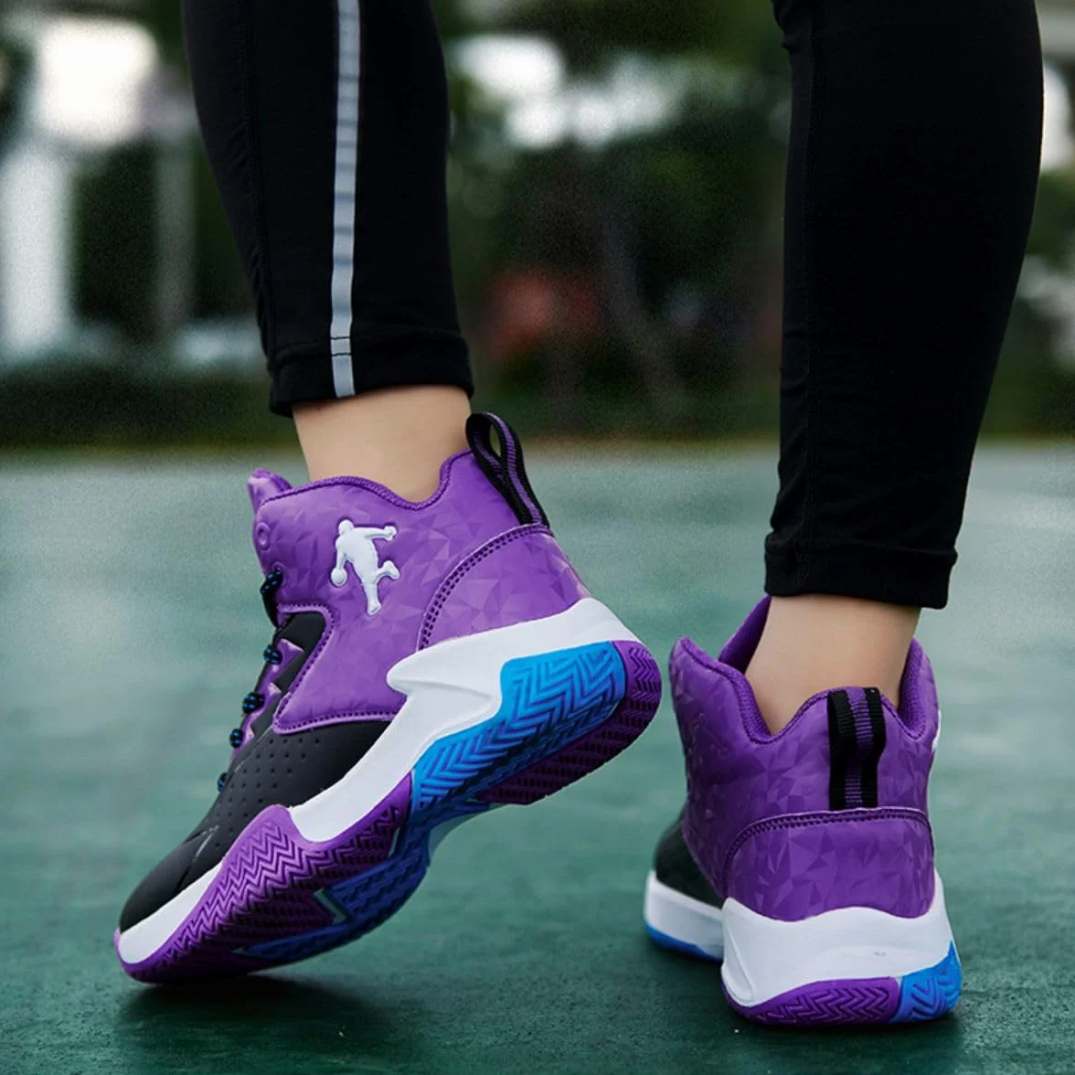 Kinder-Basketball-Schuhe Jungen-Basketball-Schuh Mädchen-Basketball-Trainer Kinder-Sportschuhe Sport-Laufschuhe