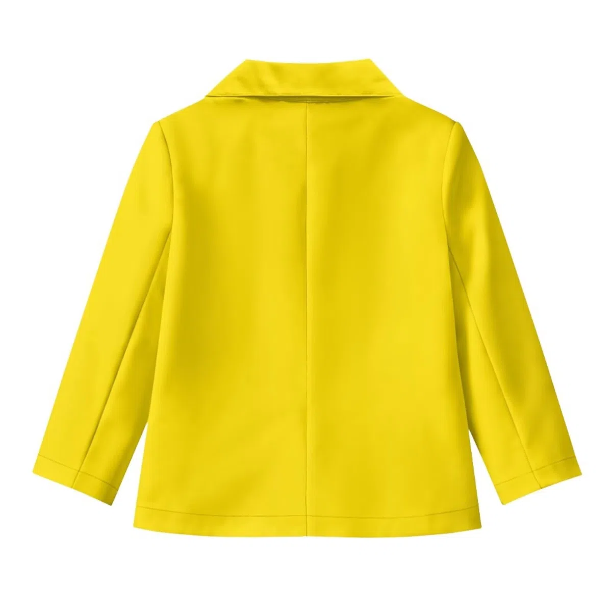 Langärmeliger Blazer für Mädchen, lässiger Ein-Knopf-Blazer, normale Passform, offene Vorderseite, Anzugjacke mit Tasche