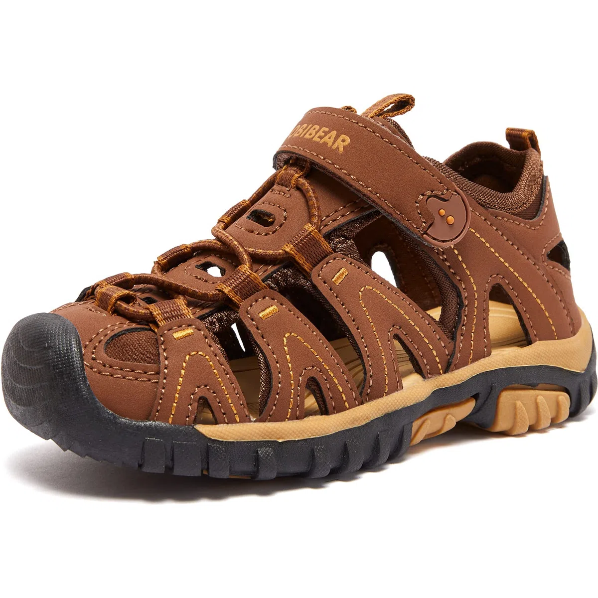 HOBIBEAR Kinder Jungen Outdoor Sandalen Trekkingsandalen Sport Sandalen Mädchen Geschlossen Wandernsandalen Sommer Atmungsaktiv Rutschfest Hiking Sandal Sportsandalen für Kinder