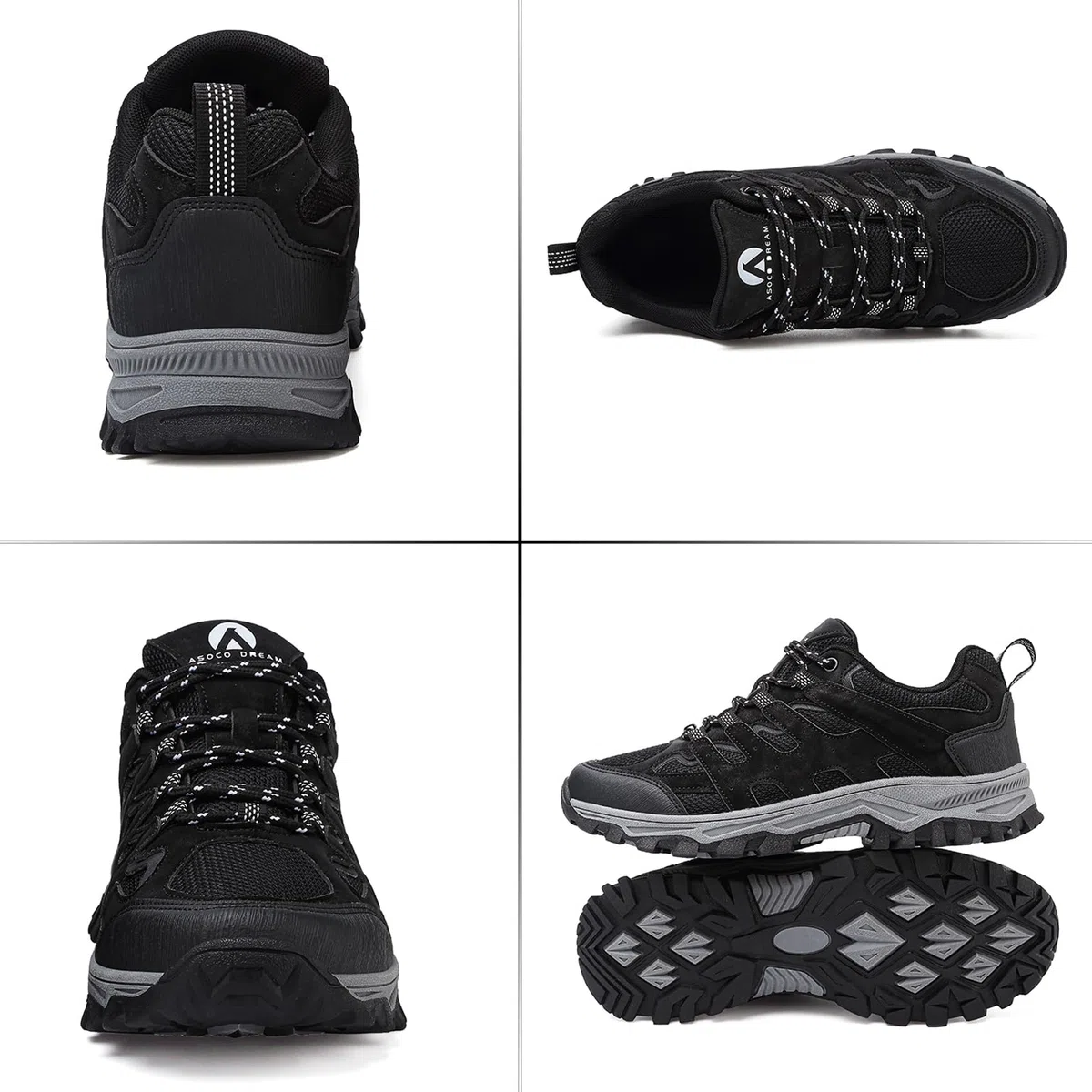 Trekking Wanderschuhe Herren Damen Outdoorschuhe Wanderstiefel Leichte rutschfest Kletterschuhe Bergsteigen Hiking Shoes Wanderhalbschuhe