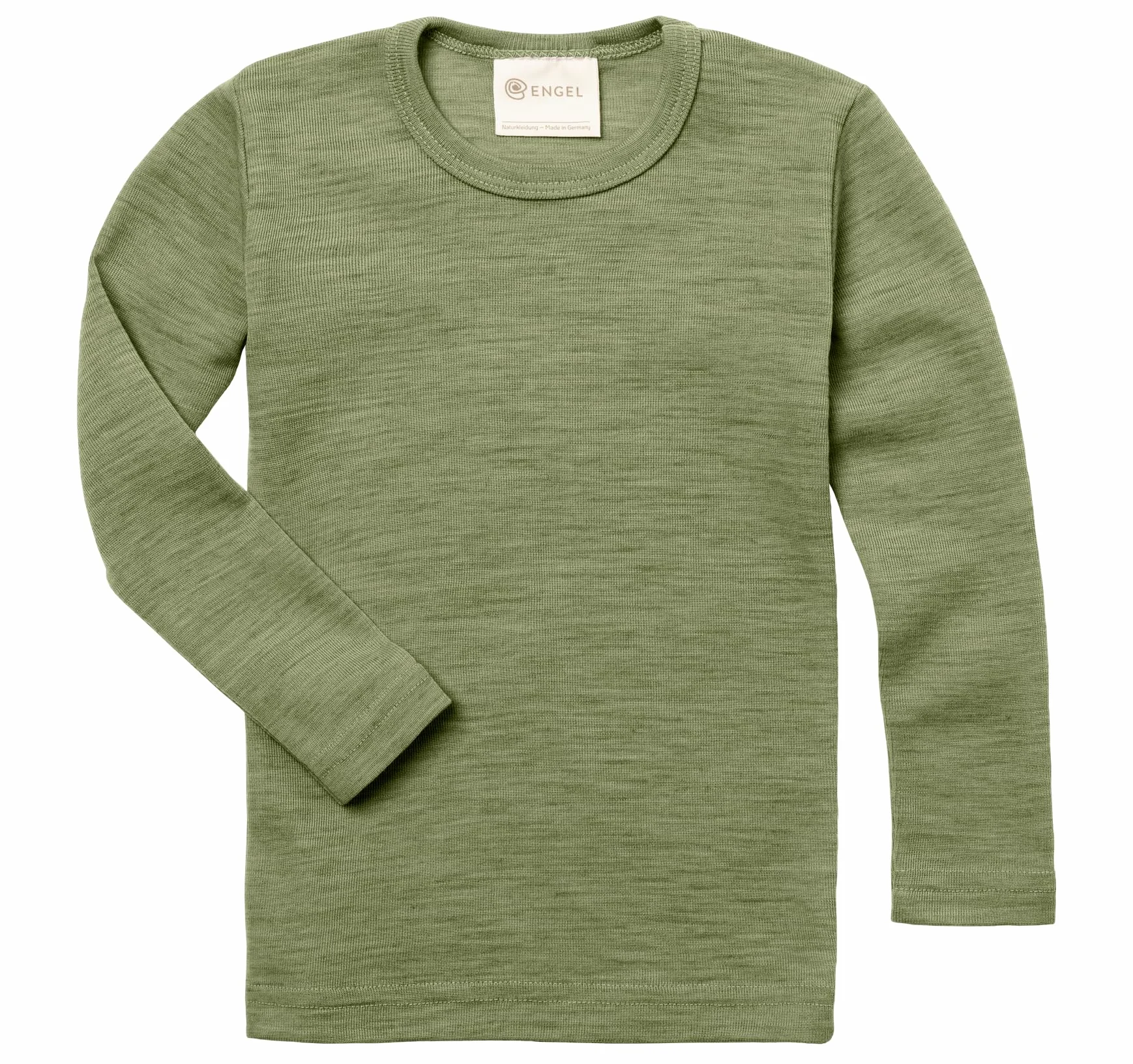 Engel | Kinder Unterhemd Langarm | Mädchen und Jungen | 100% Wolle (Bio)