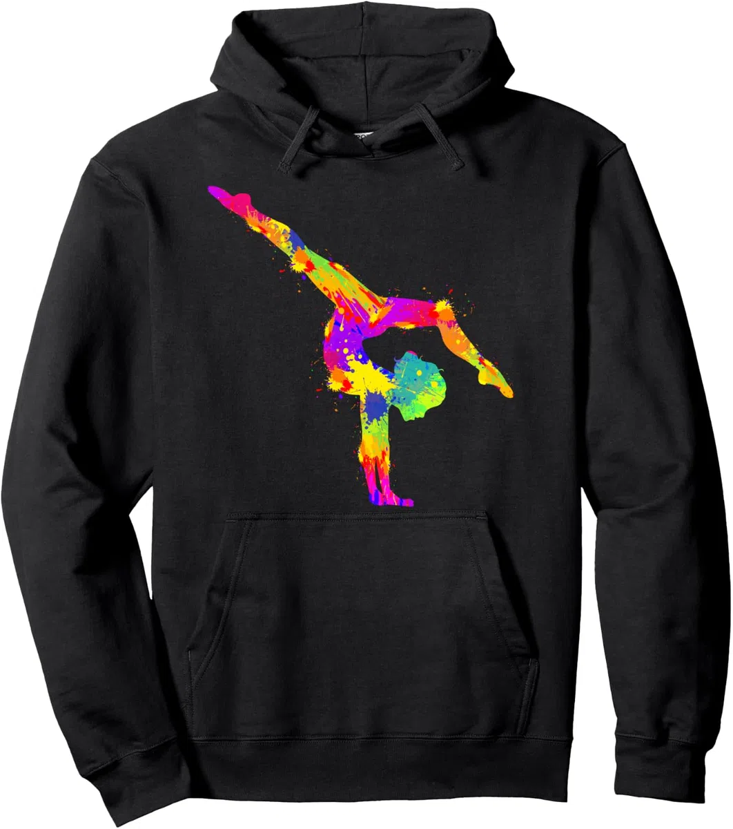 Turnerin Turnen Gymnastik Damen Mädchen Kinder Pullover Hoodie