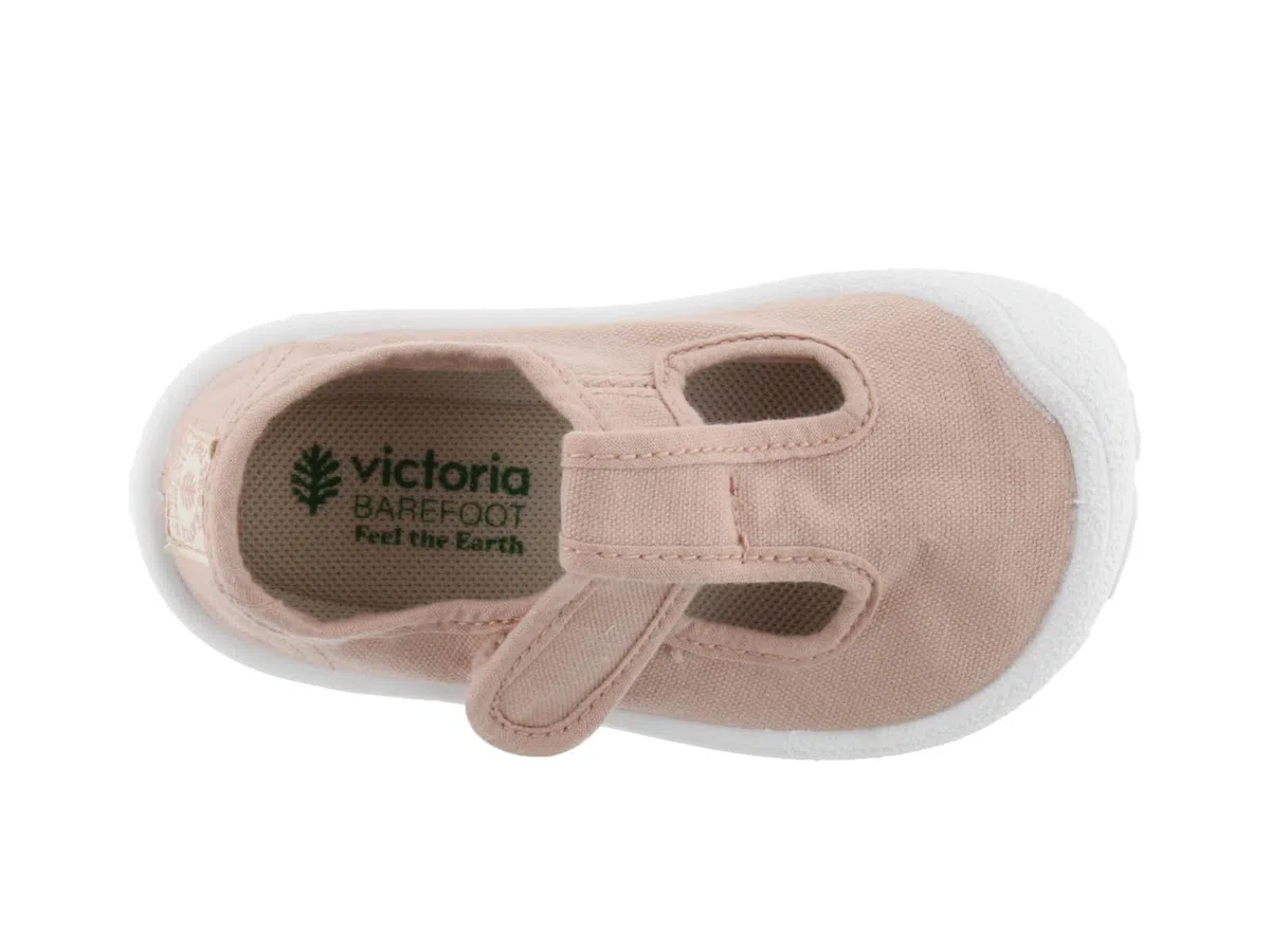 victoria Sandalen Unisex Barefoot Bosco Gefärbte-Canvas Drec & Klettverschluss 1370108 für Kinder