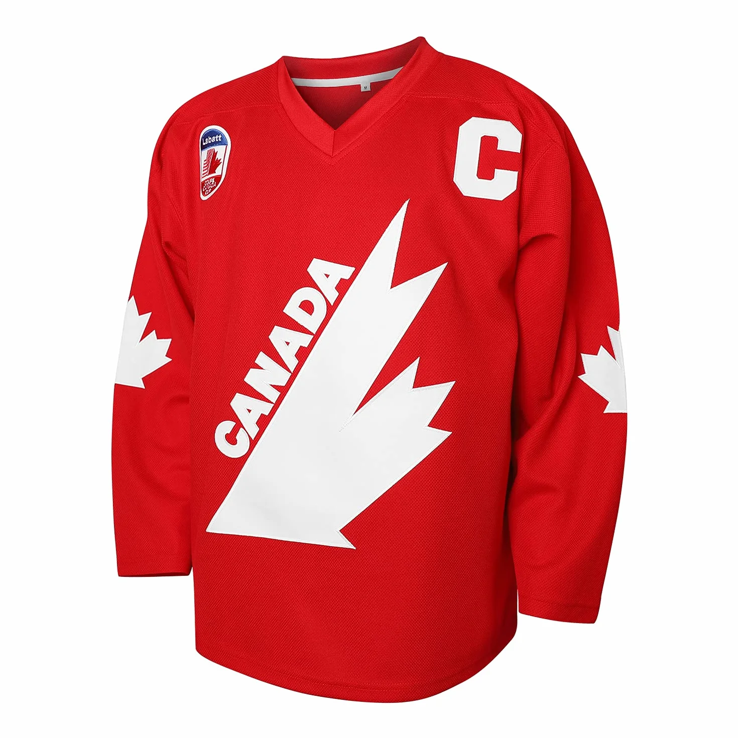 Gretzky #99 Team Kanada Eishockey Jersey Weihnachten Sommer genäht Rot