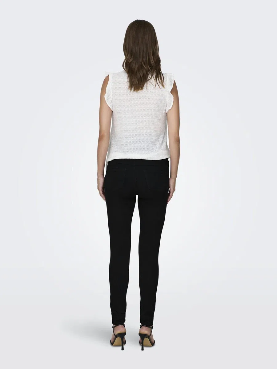 ONLY Female Skinny Jeans OLMRAIN Life REG Skinny Jegging Black DN