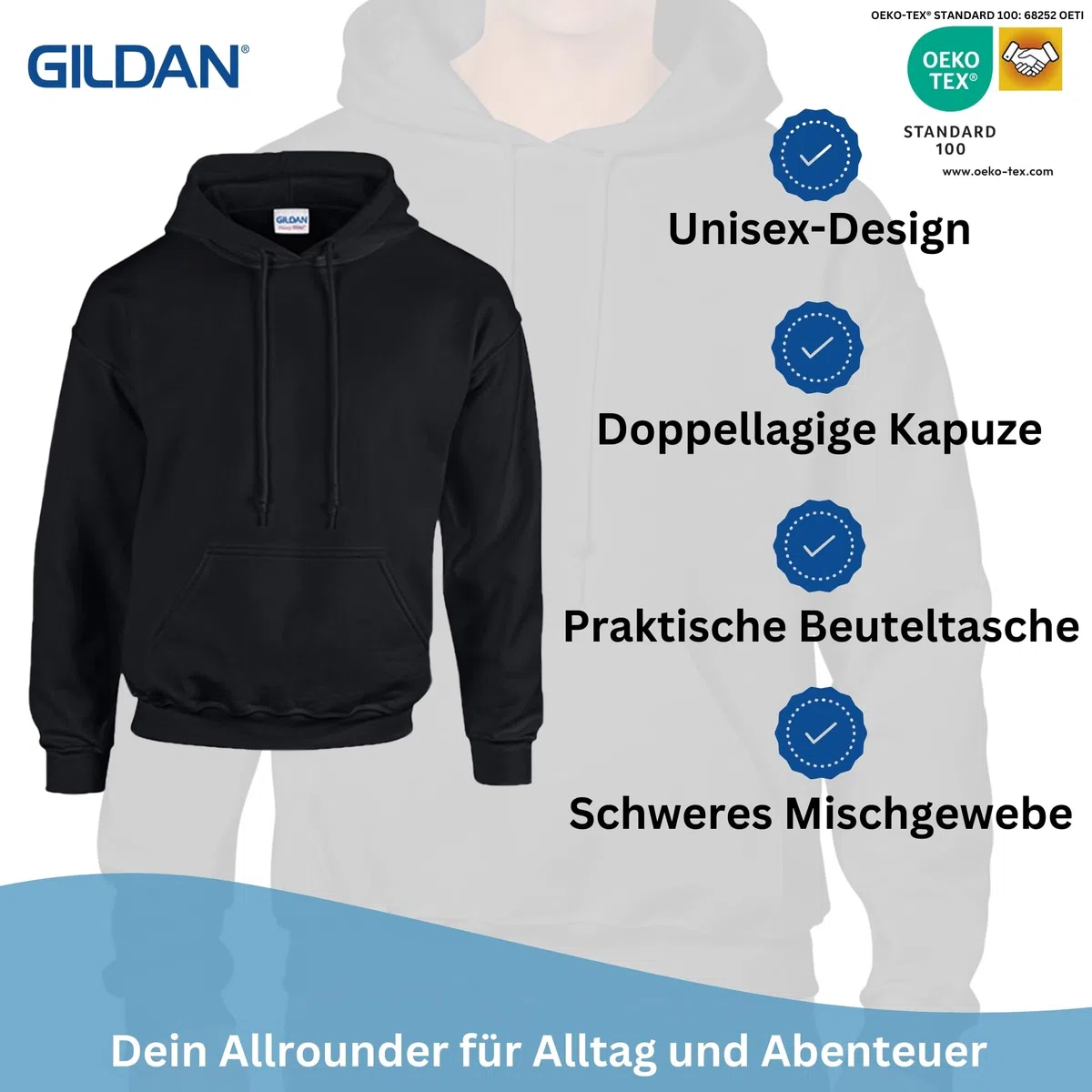 Gildan 2er Herren Kapuzenpullover Heavy Blend Set Hoodie Sweat M L XL 2XL 3XL 4XL 5XL in verschiedenen Farbsets & HLKauf-Block