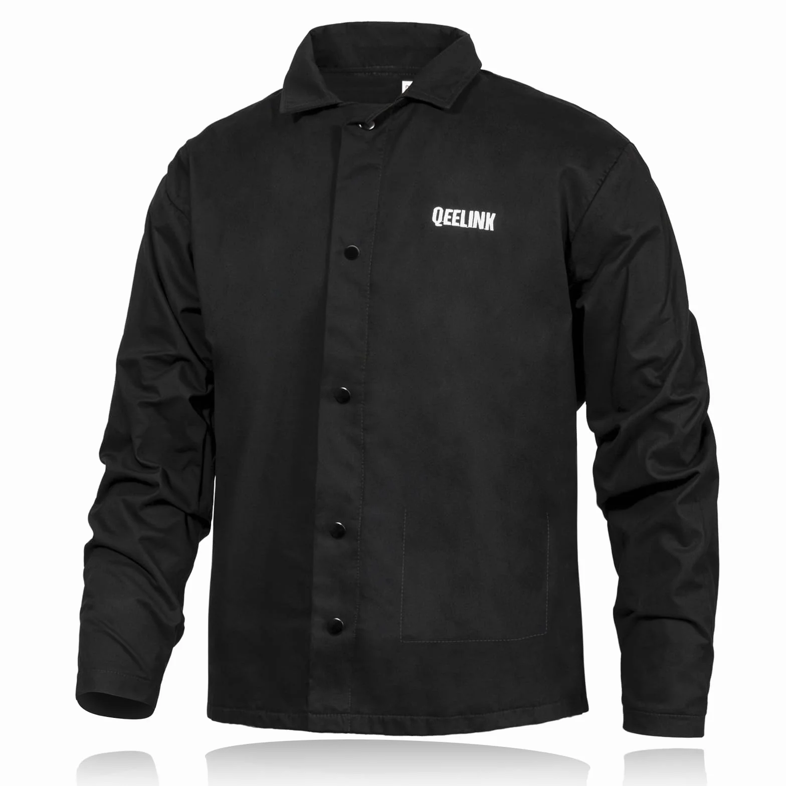 QeeLink-Schweißerjacke - Premium Flammhemmende (FR) Baumwolle Schweißerkleidung - Leichter Schweißermantel für Männer und Frauen