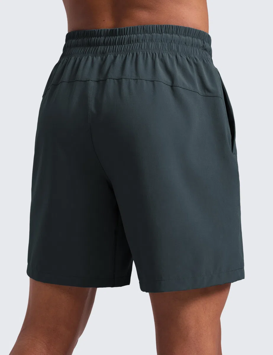 CRZ YOGA Herren Sports Shorts Schnelltrocknend Fitness Kurz Hose Laufshorts mit Taschen - 13/18/23cm
