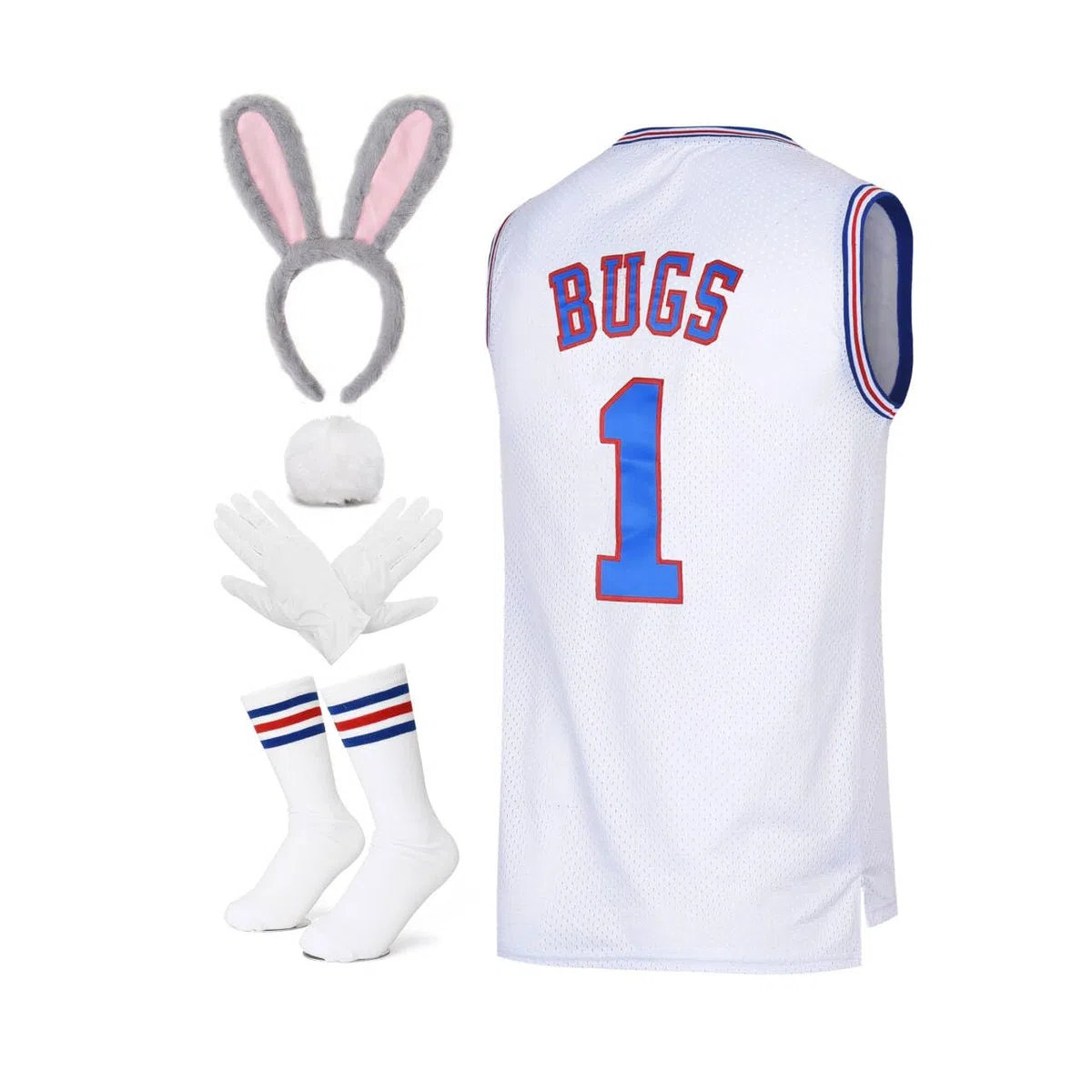 Men's Basketball Jersey Lola #10 Bugs #1 Space Movie Jersey 90S Hip Hop Clothing Shirt for Party