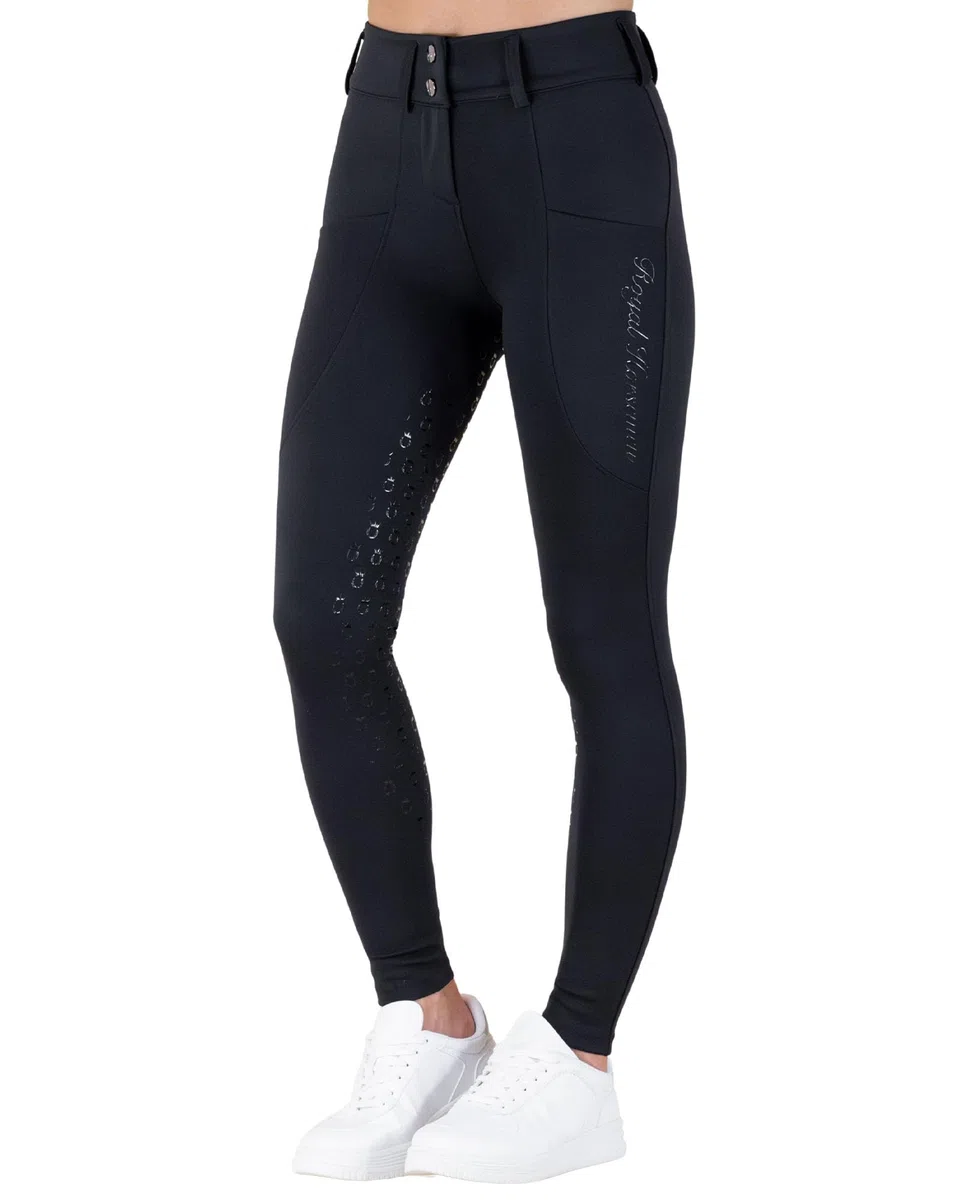 Royal Horsemen Reithose – Silikon Vollbesatz – Damen & Mädchen – Mit Handytaschen & Gürtelschlaufen – Highwaist, Shaping-Effekt Gr. XXS-XL