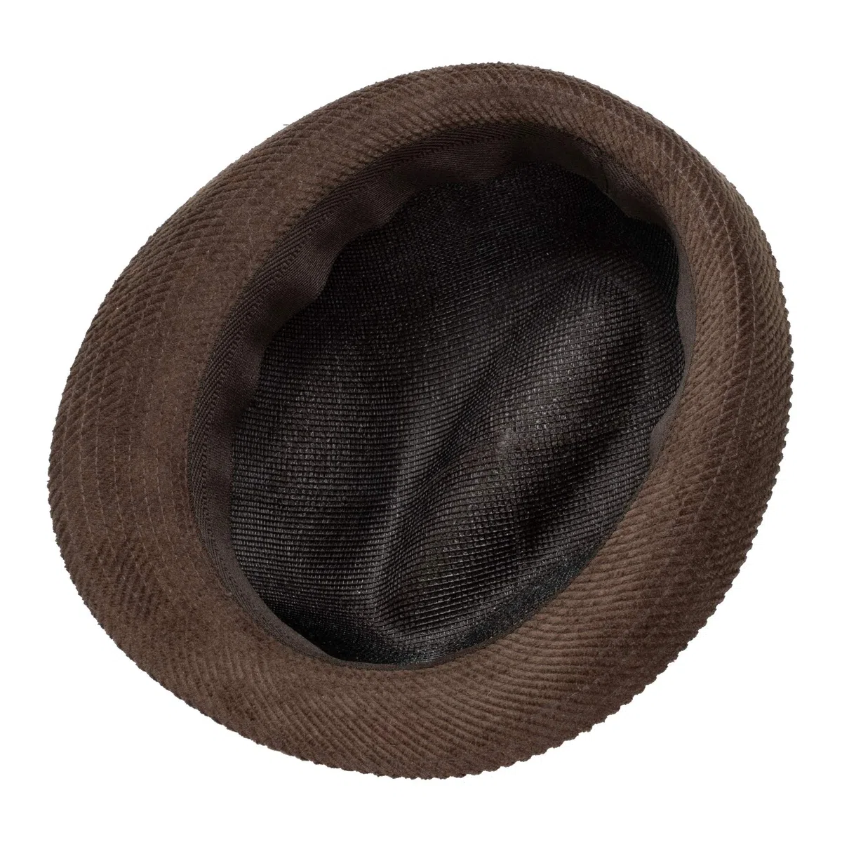 Stabiler Hausmeister Krause Trilby-Cordhut - Kord Stoffhut in den Farben: beige, braun, grau, grün