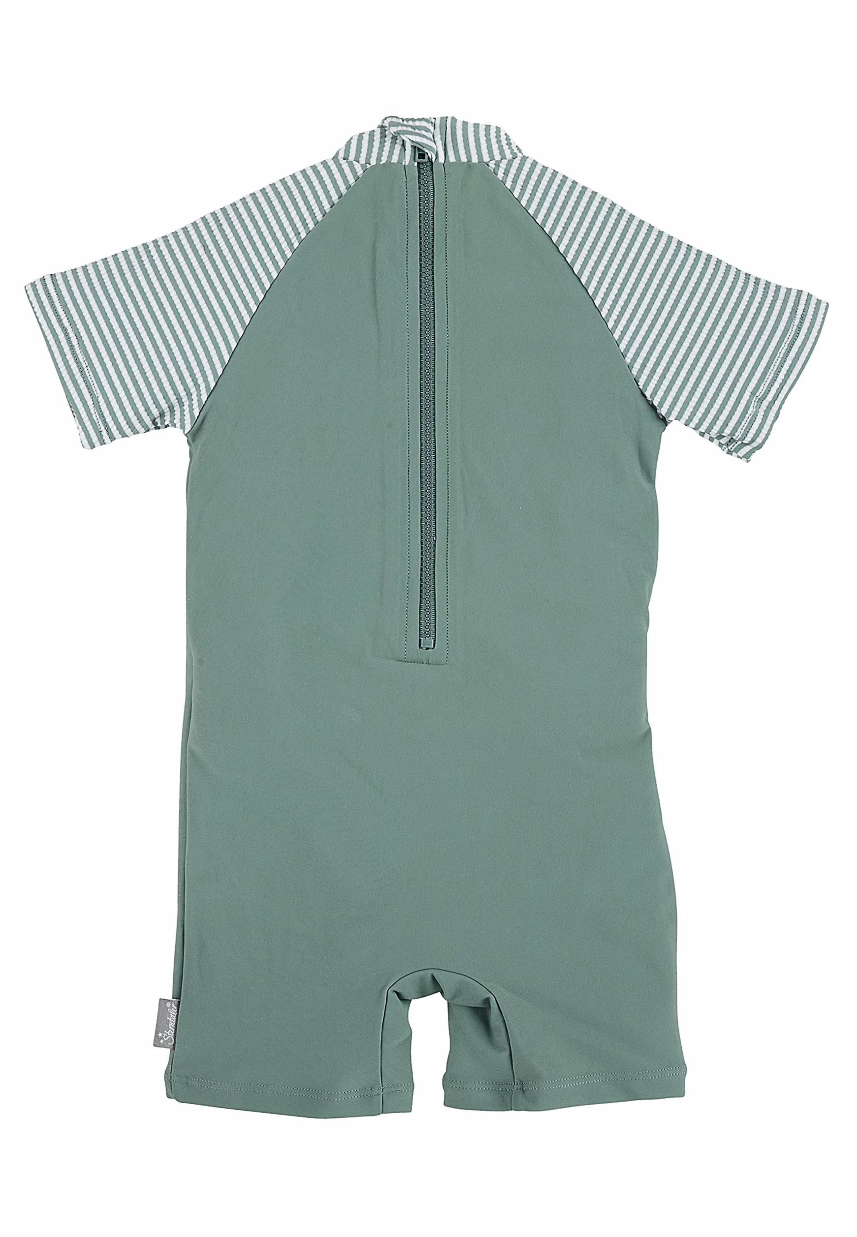 Sterntaler Schwimmanzug Hai - Jungen Badebekleidung - Badeanzug Kurzarm - UV-Schutz 50+ Schwimmanzug mit Windeleinsatz bis Größe 86/92 - Baby und Kinder Bademode
